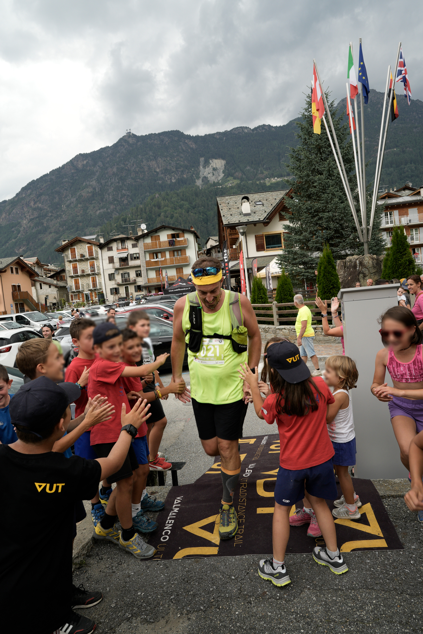 Accoglienza dai ragazzi agli atleti della Vut 2023