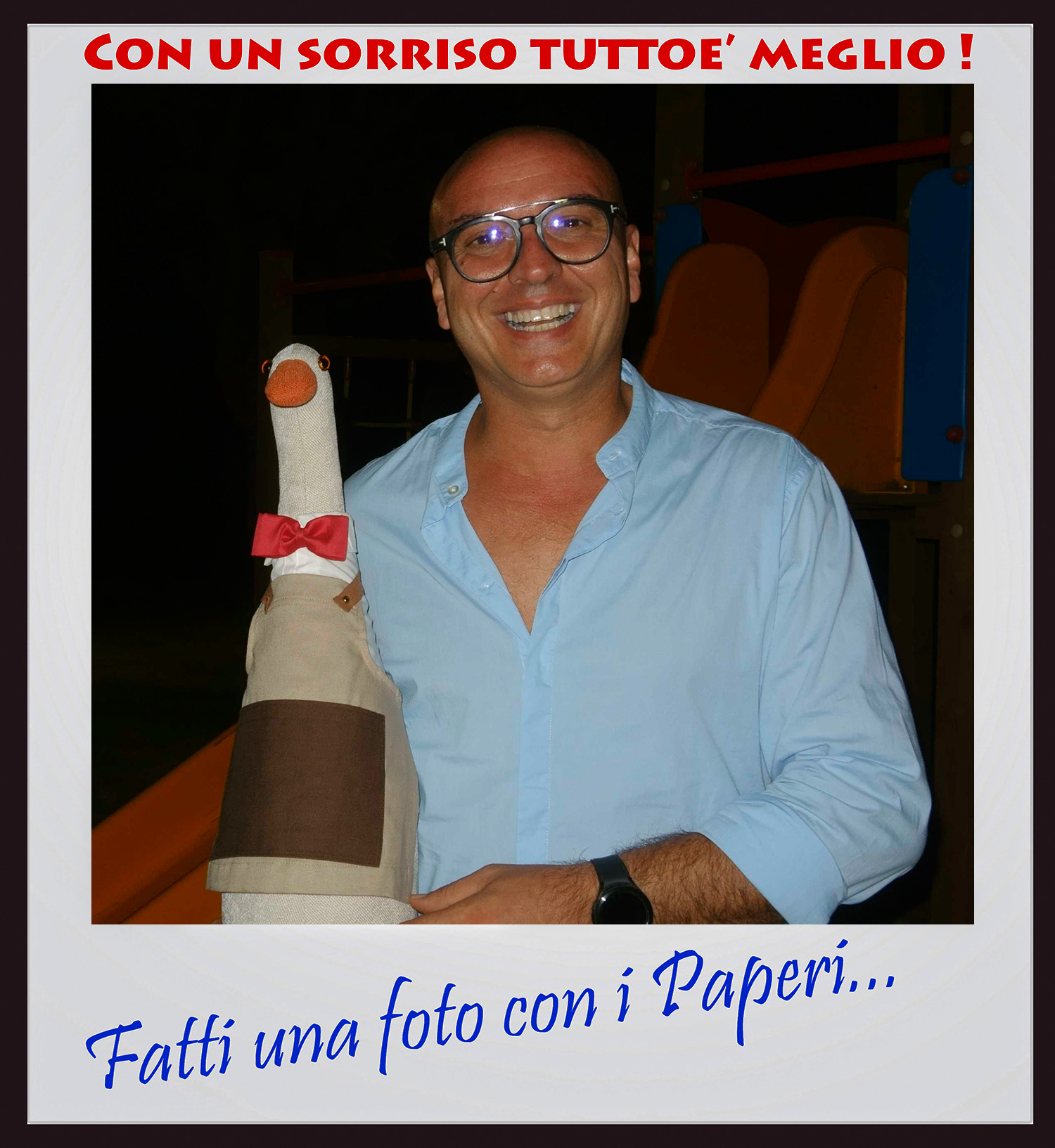 #fattiunafotoconipaperi (con l'amico Andrea)