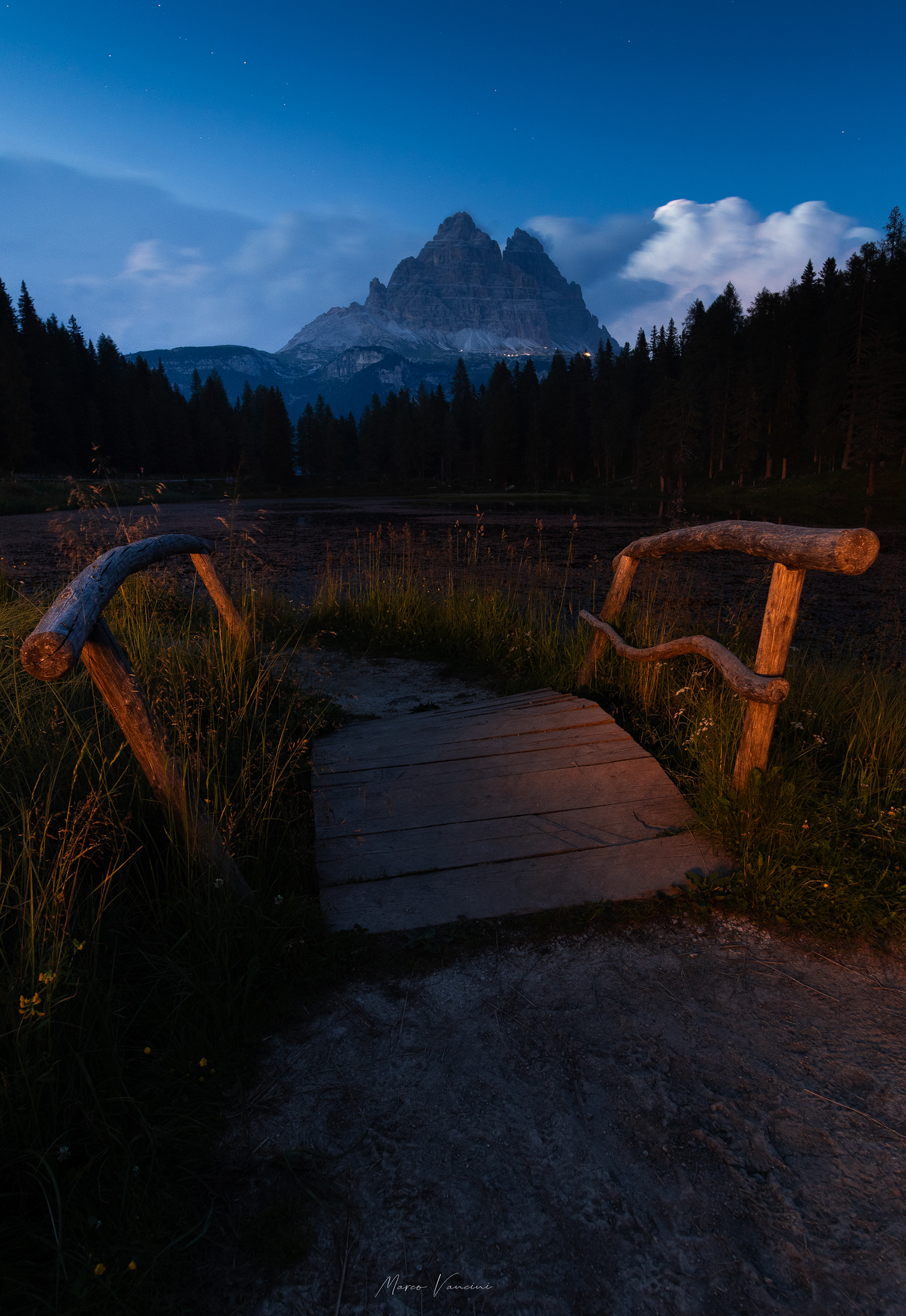 Vista sulle 3 cime di lavaredo