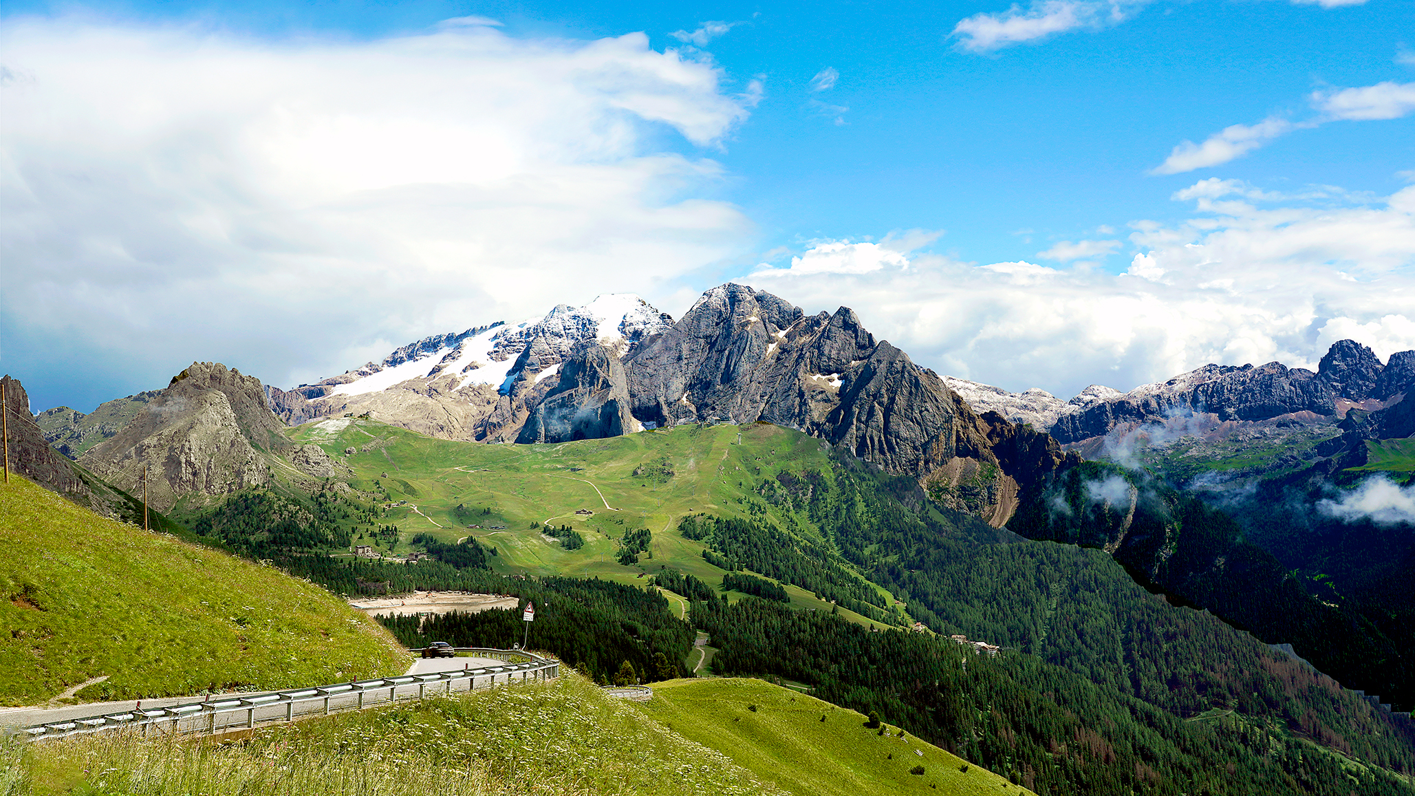 Snow in August