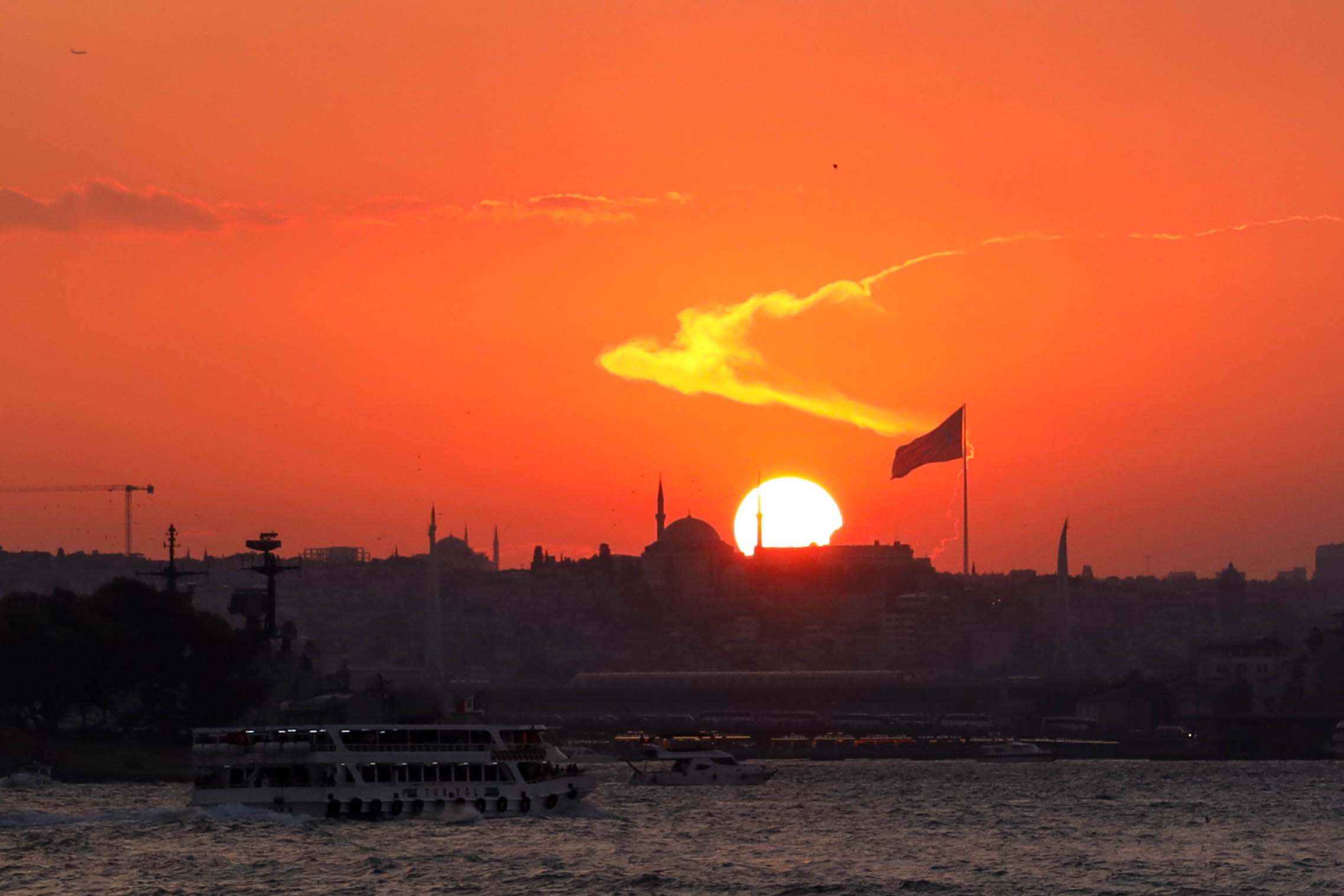 Tramonto a Istambul