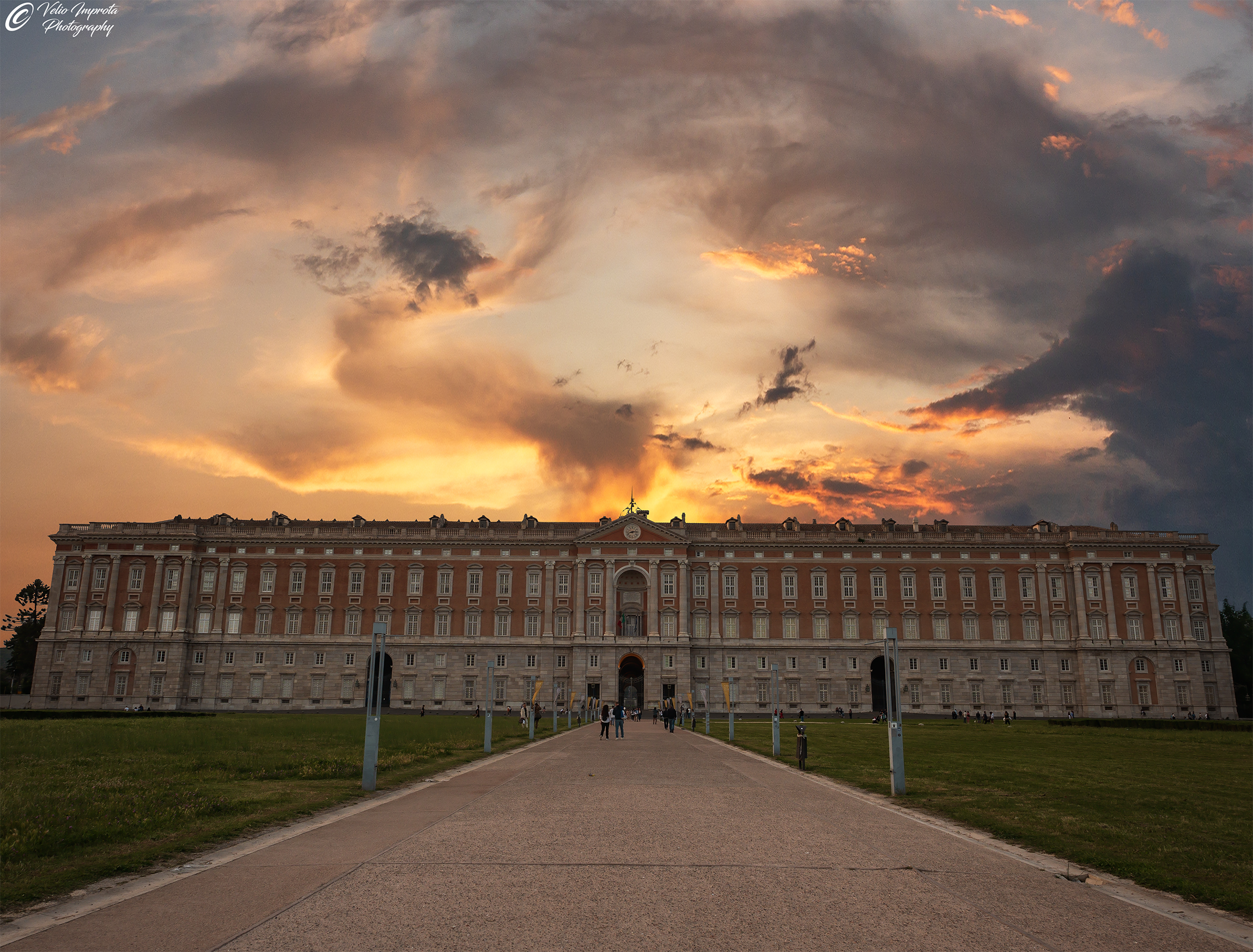 The Palace at sunset