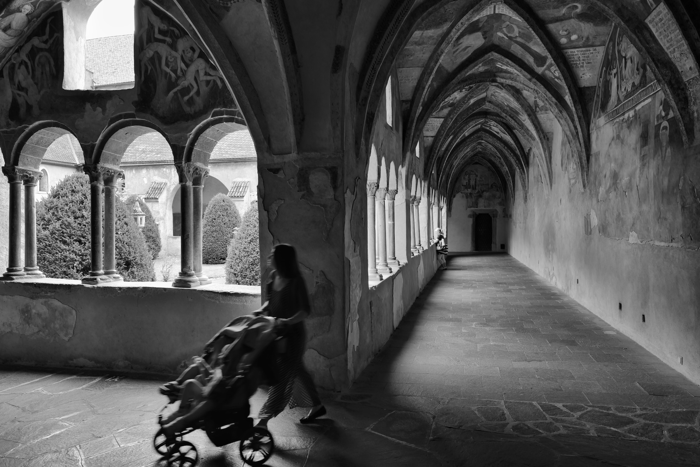 Cloisters and prams