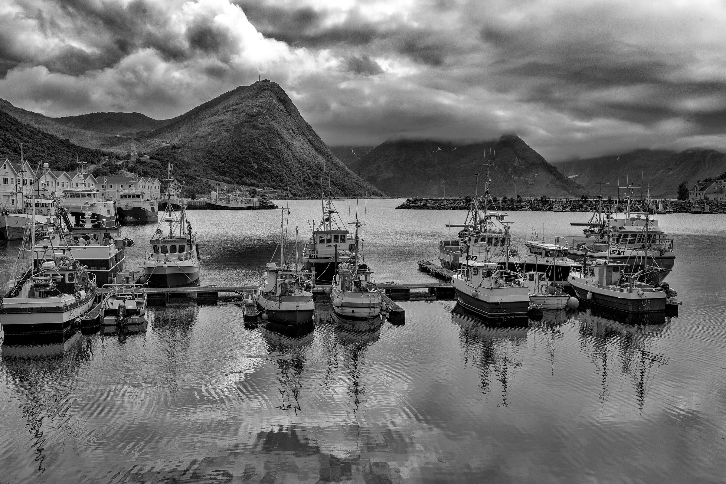 Husoy, and its marina
