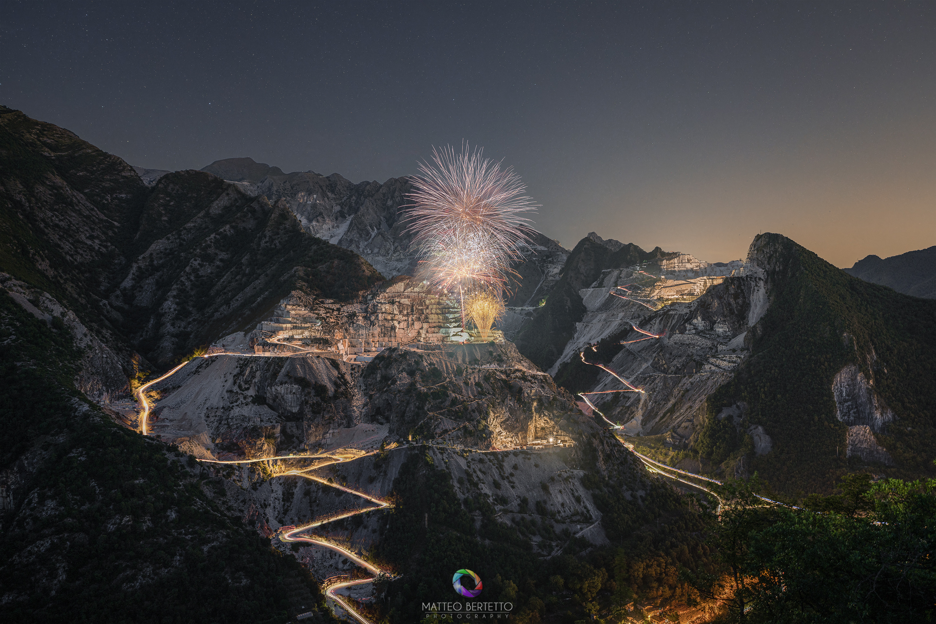 Fires at the Quarries of Torano - Massa Carrara