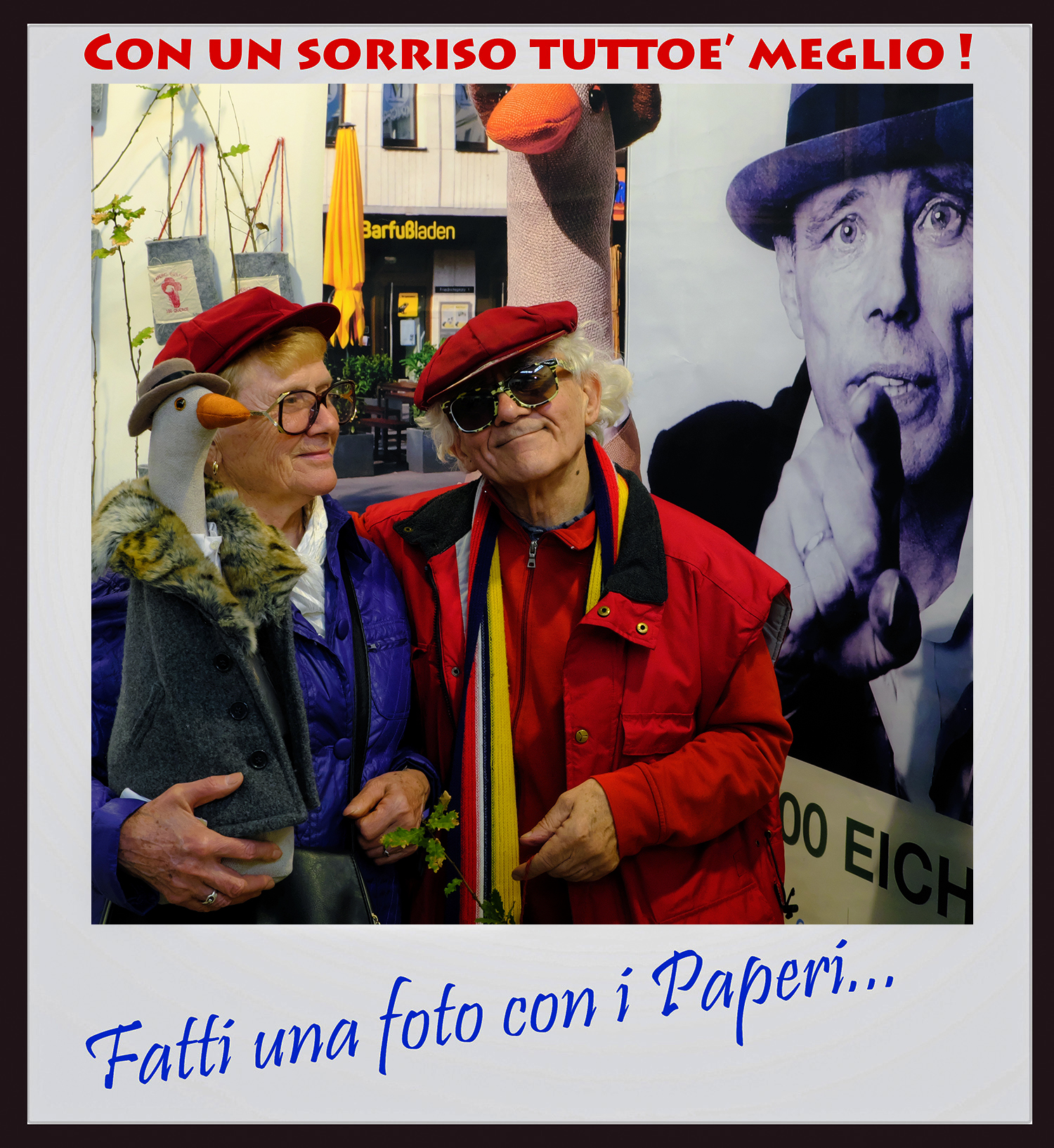 #fattiunafotoconipaperi (con Renata e Giovanni)