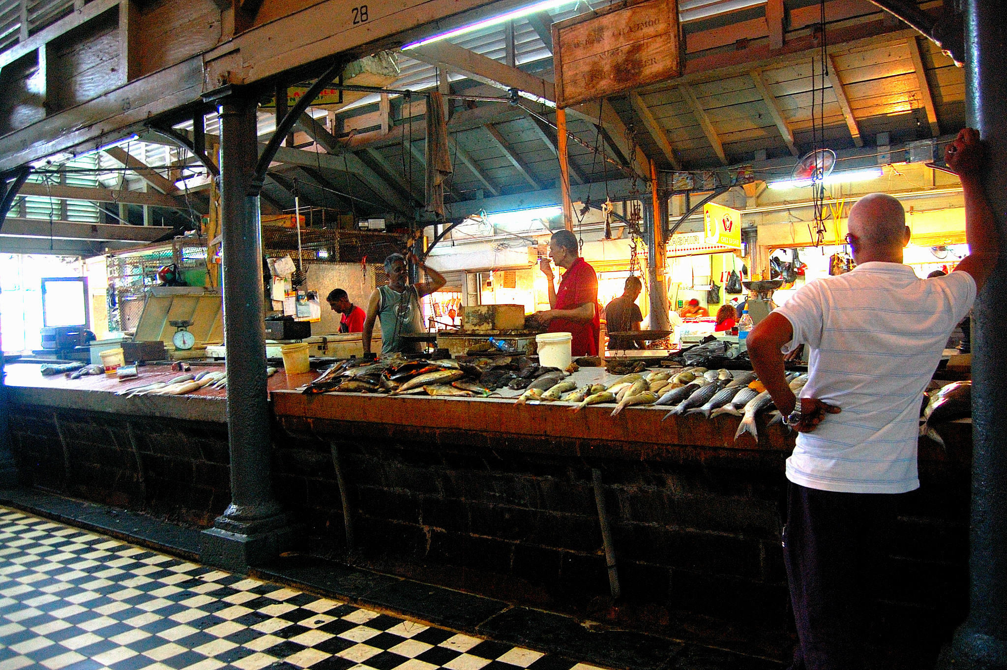 Mauritius: mercato del pesce a Port Louis