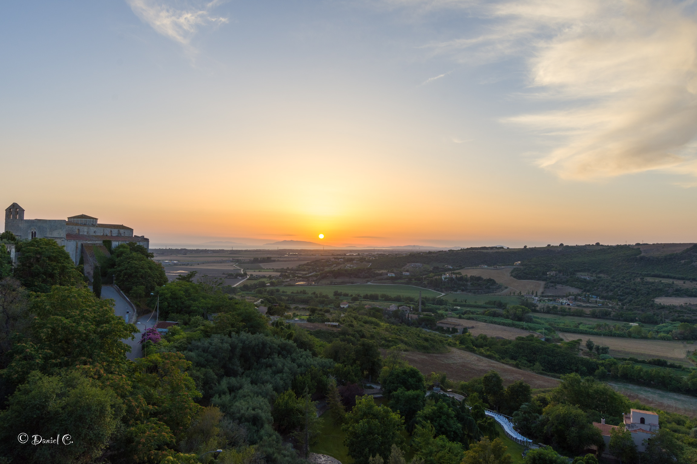 Tramonto Tarquinia