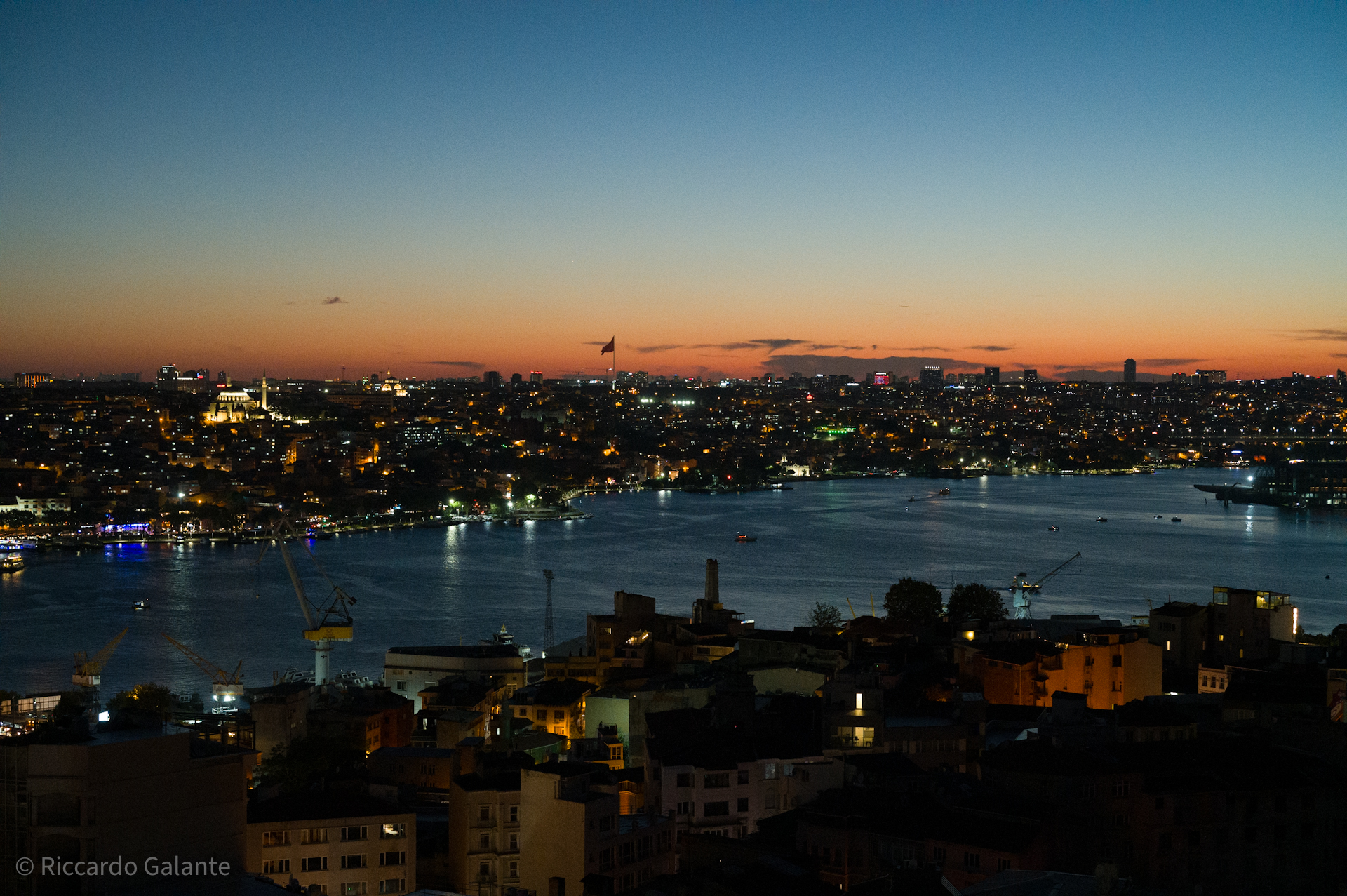 Golden Horn at sunset