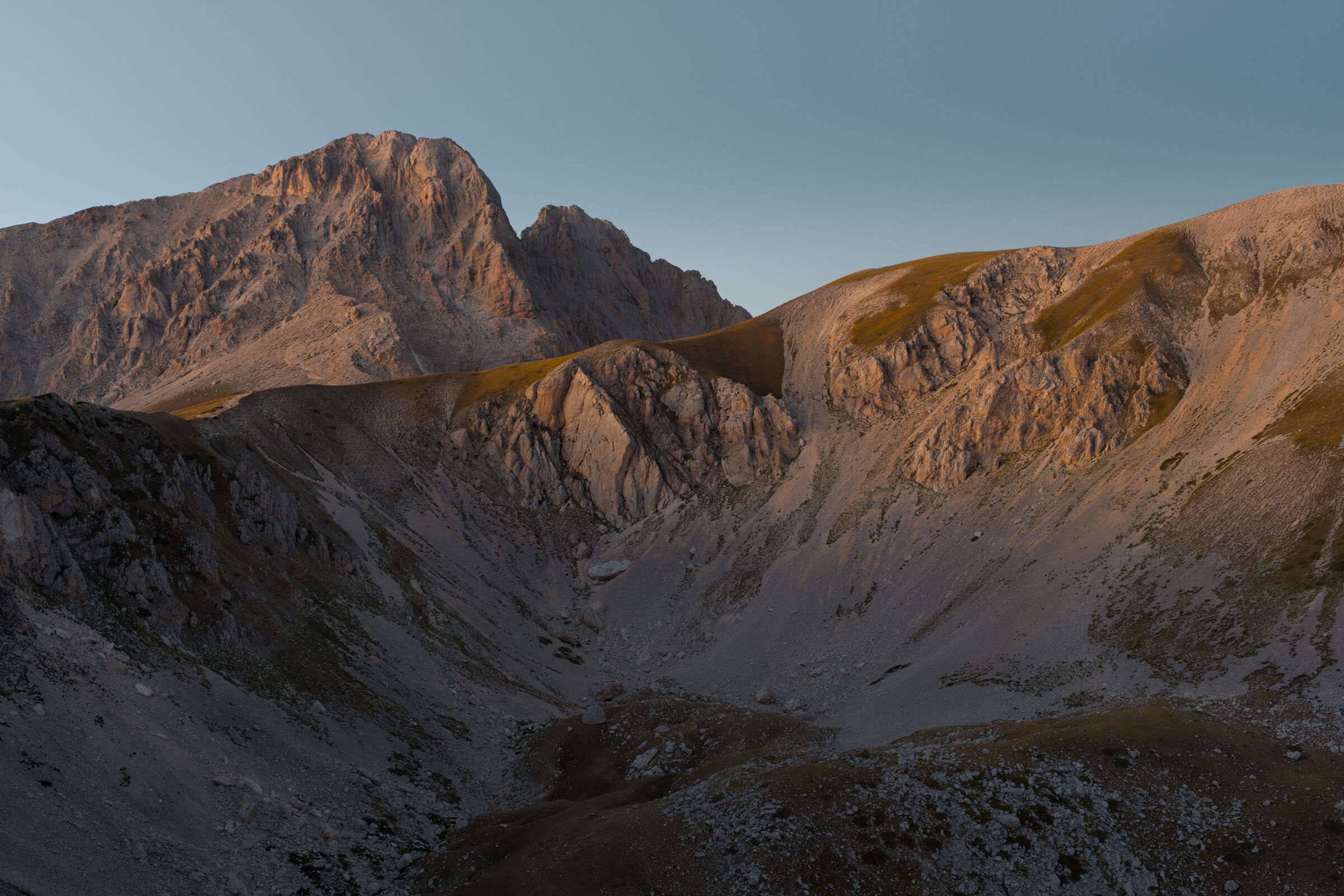 Corno Grande, dopo il tramonto