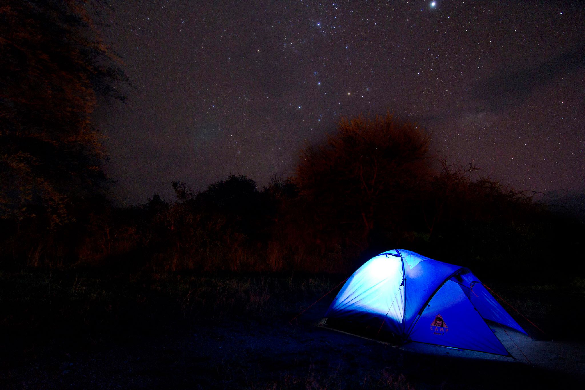 Notte stellata nel Serengeti