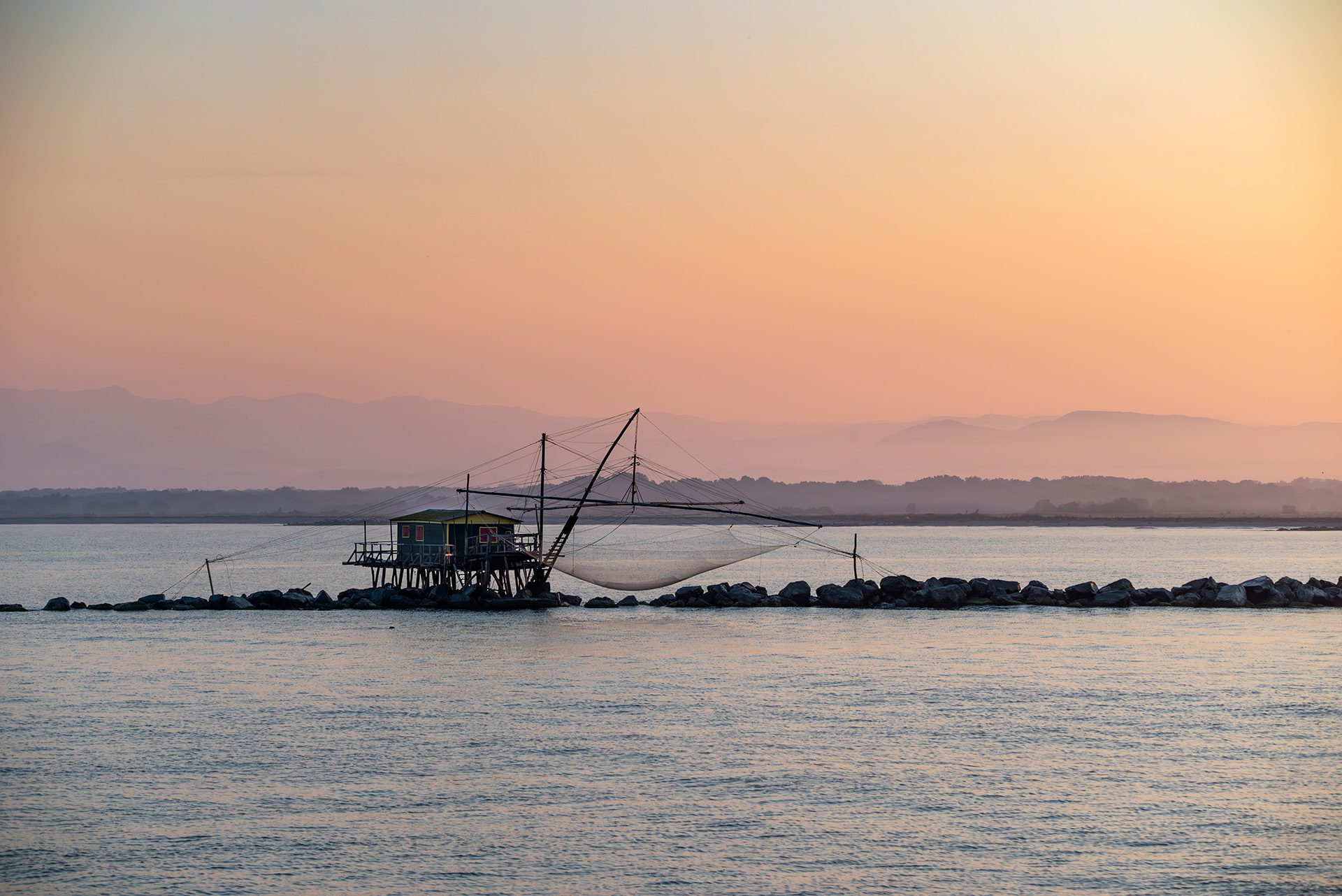Sunrise in Bocca d'Arno