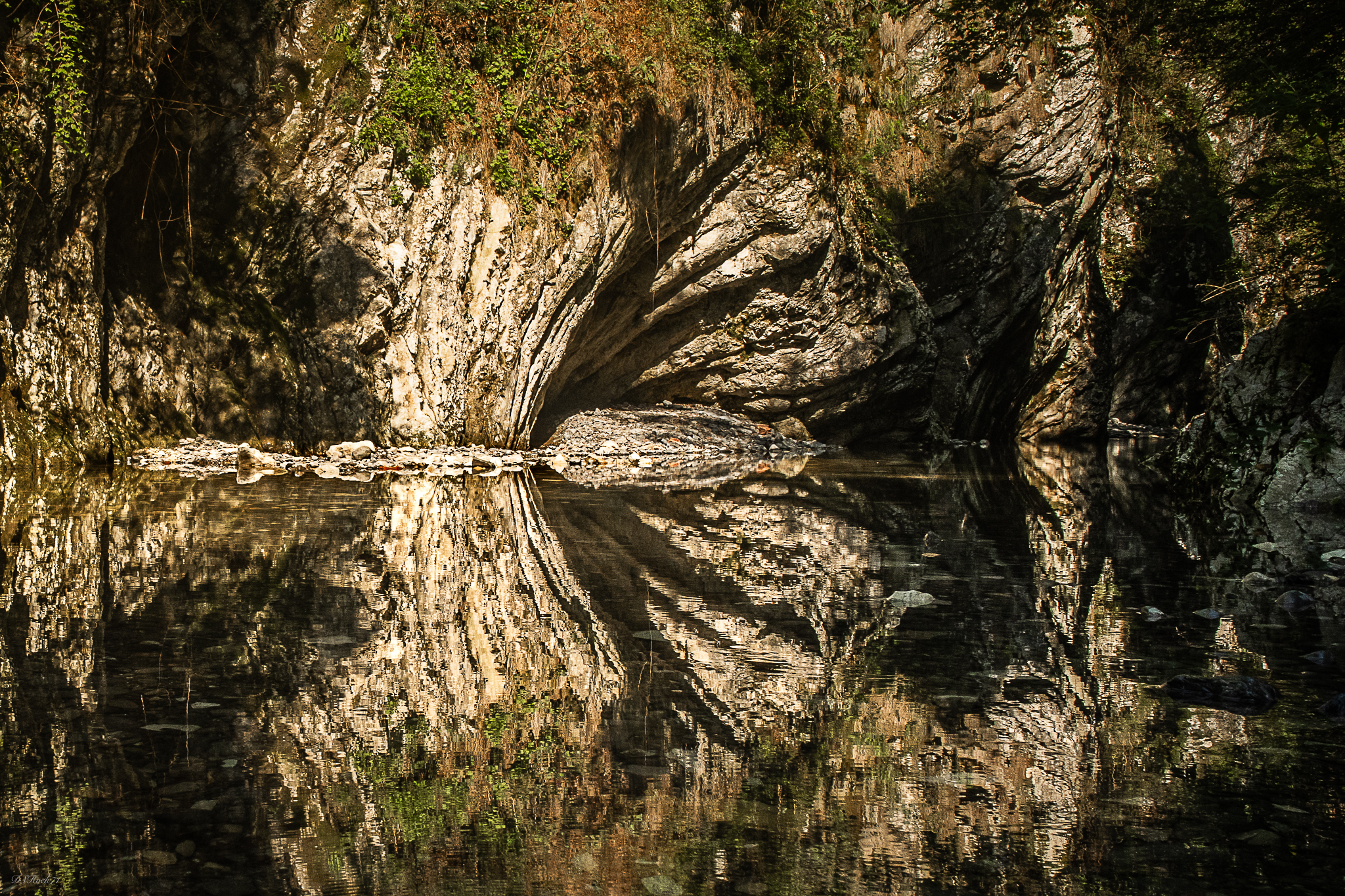 reflections on the river Breggia