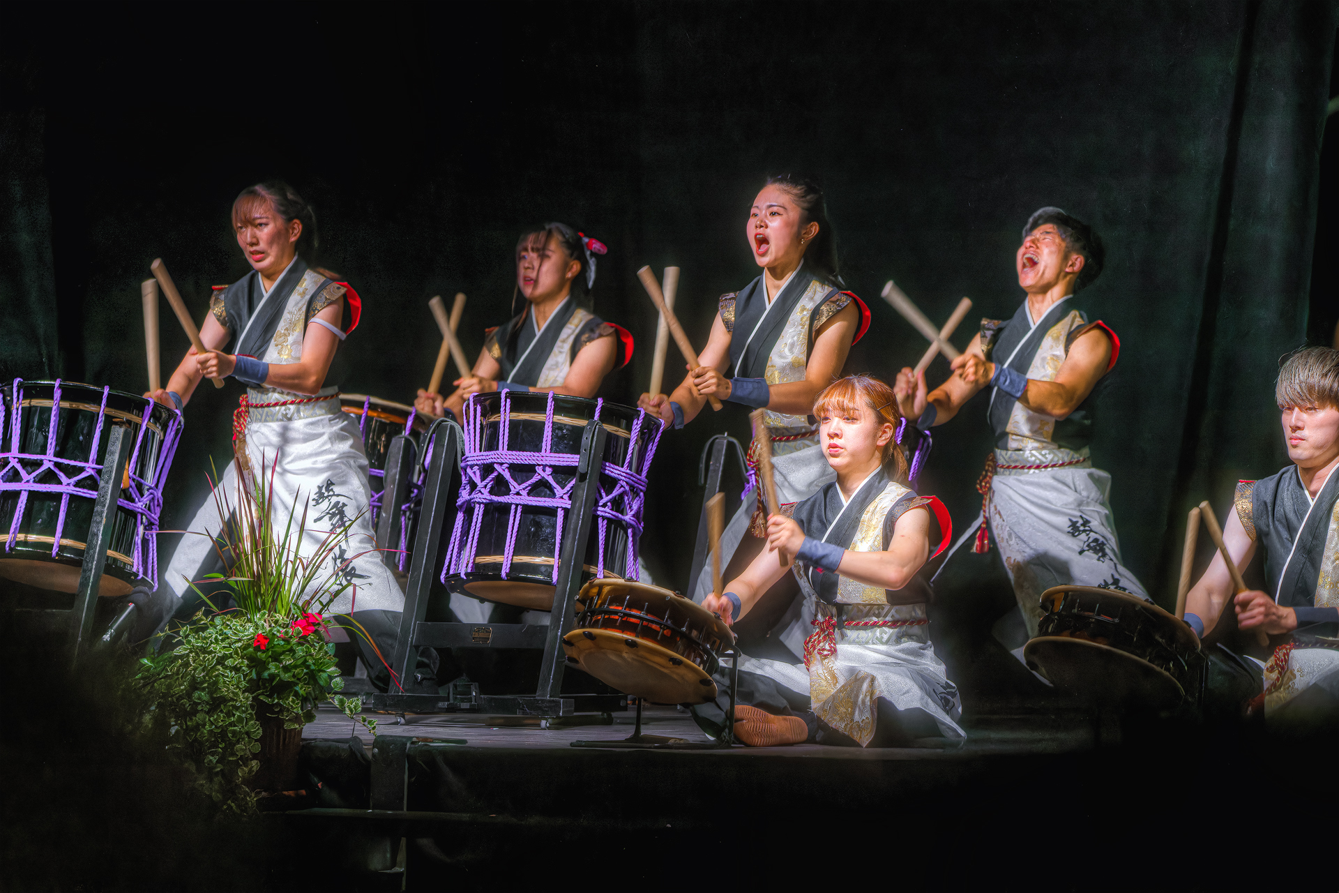 Japanese drummers c/o Aviano Folklore Festival (Pn)