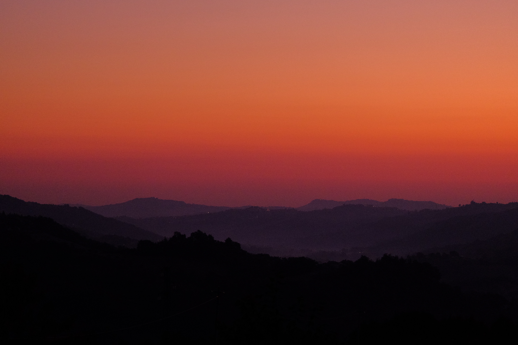 alba sulle colline teramane