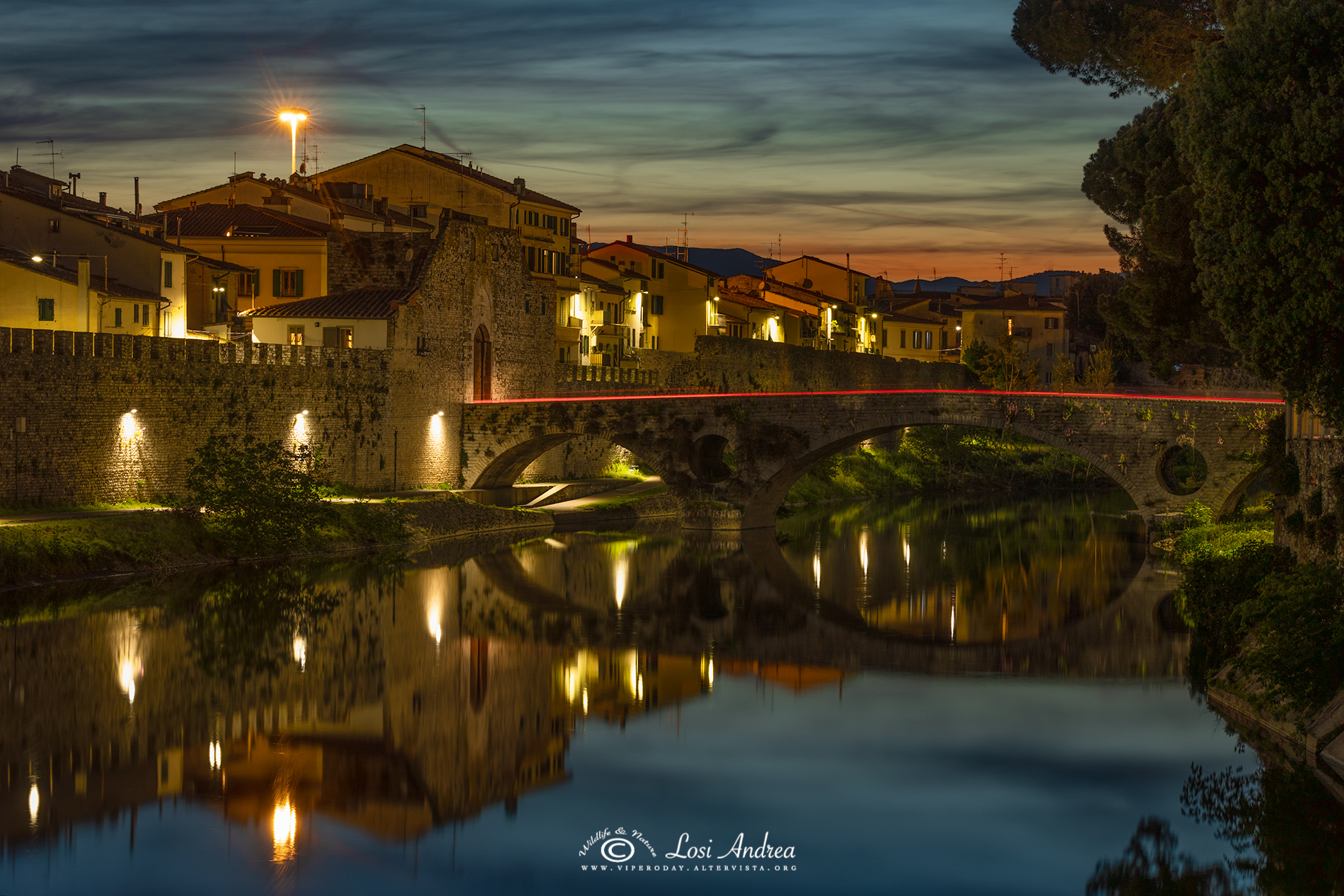 Camminando al tramonto