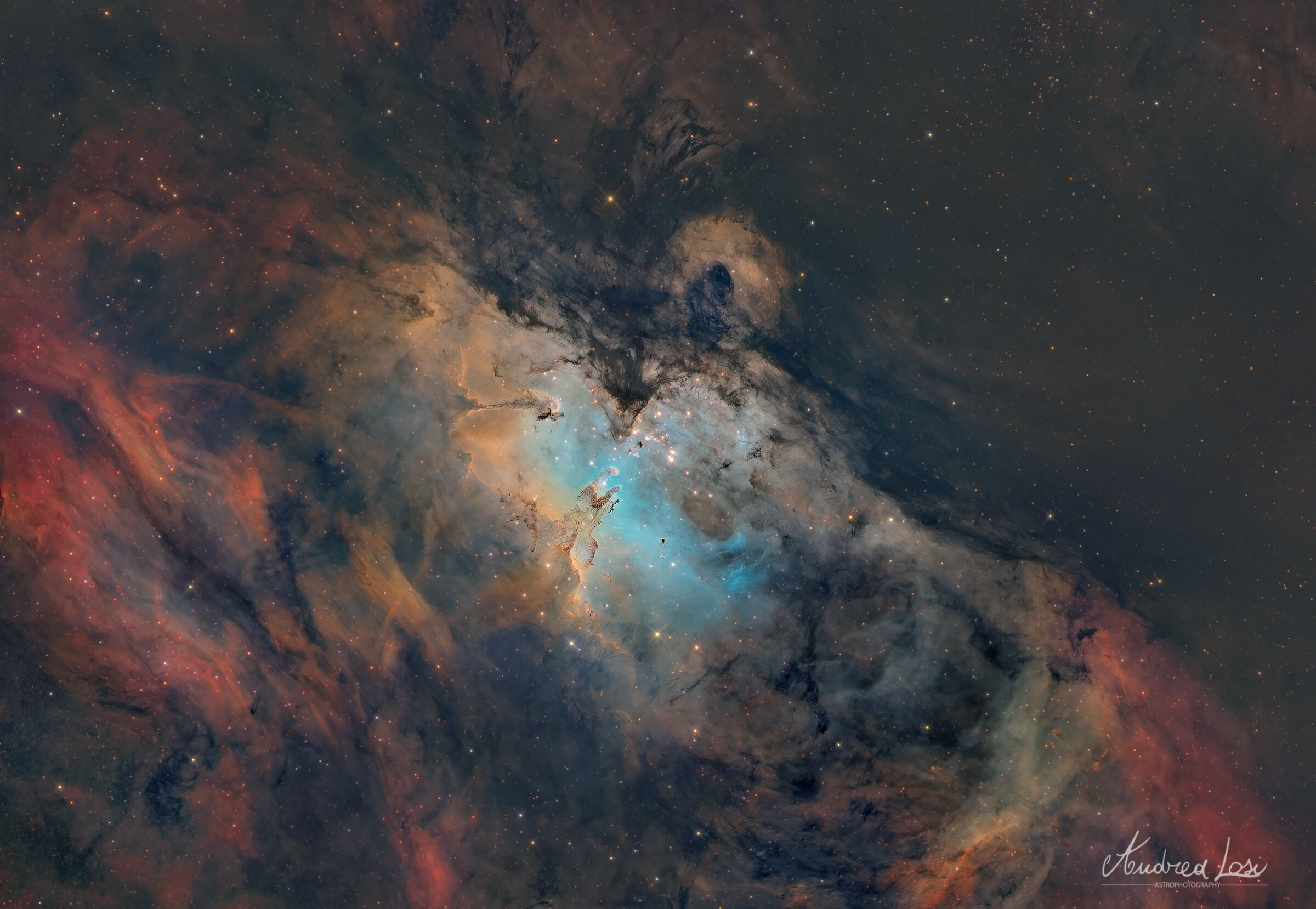 A celestial eagle