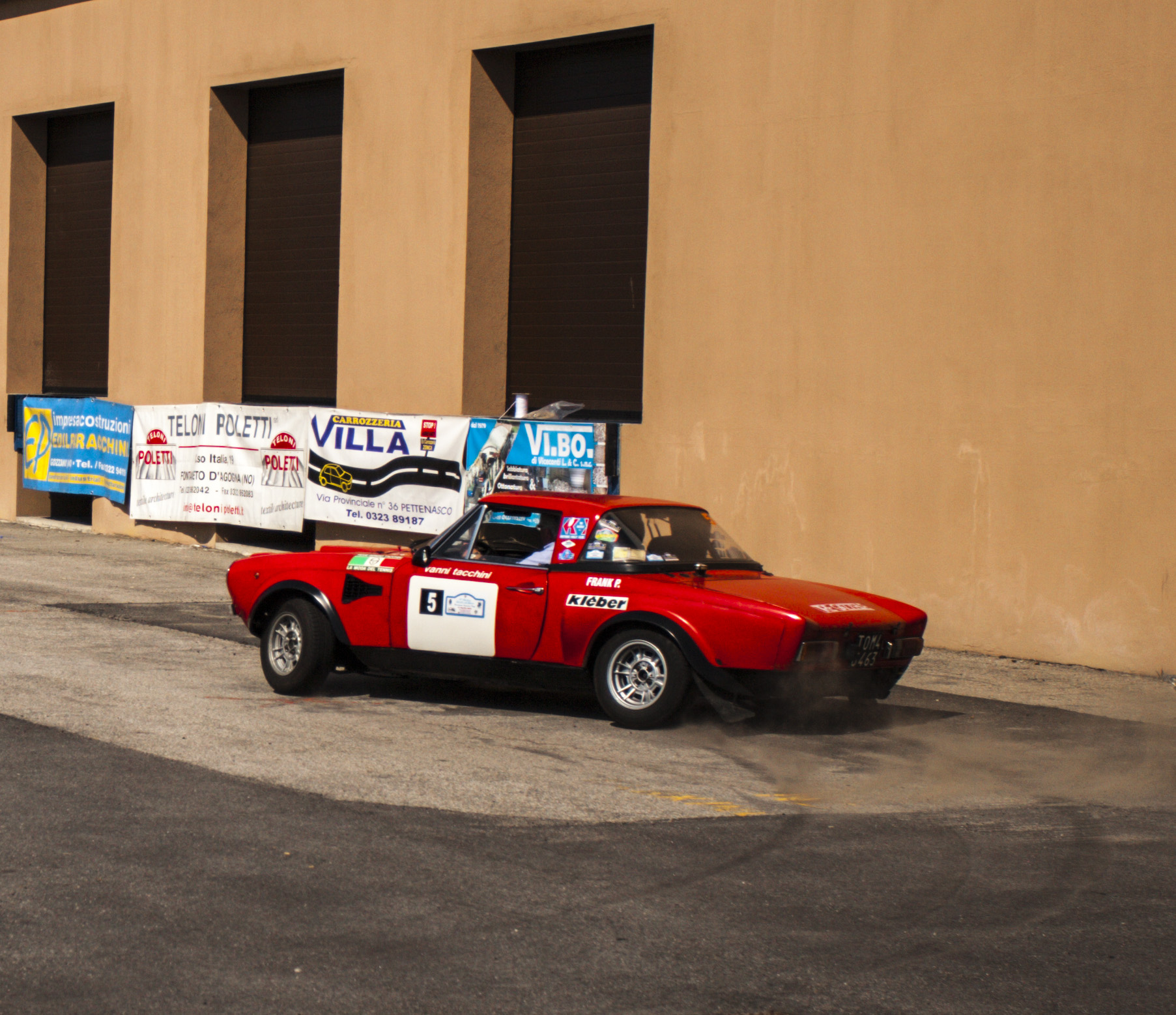 Crop oversteer Fiat 124