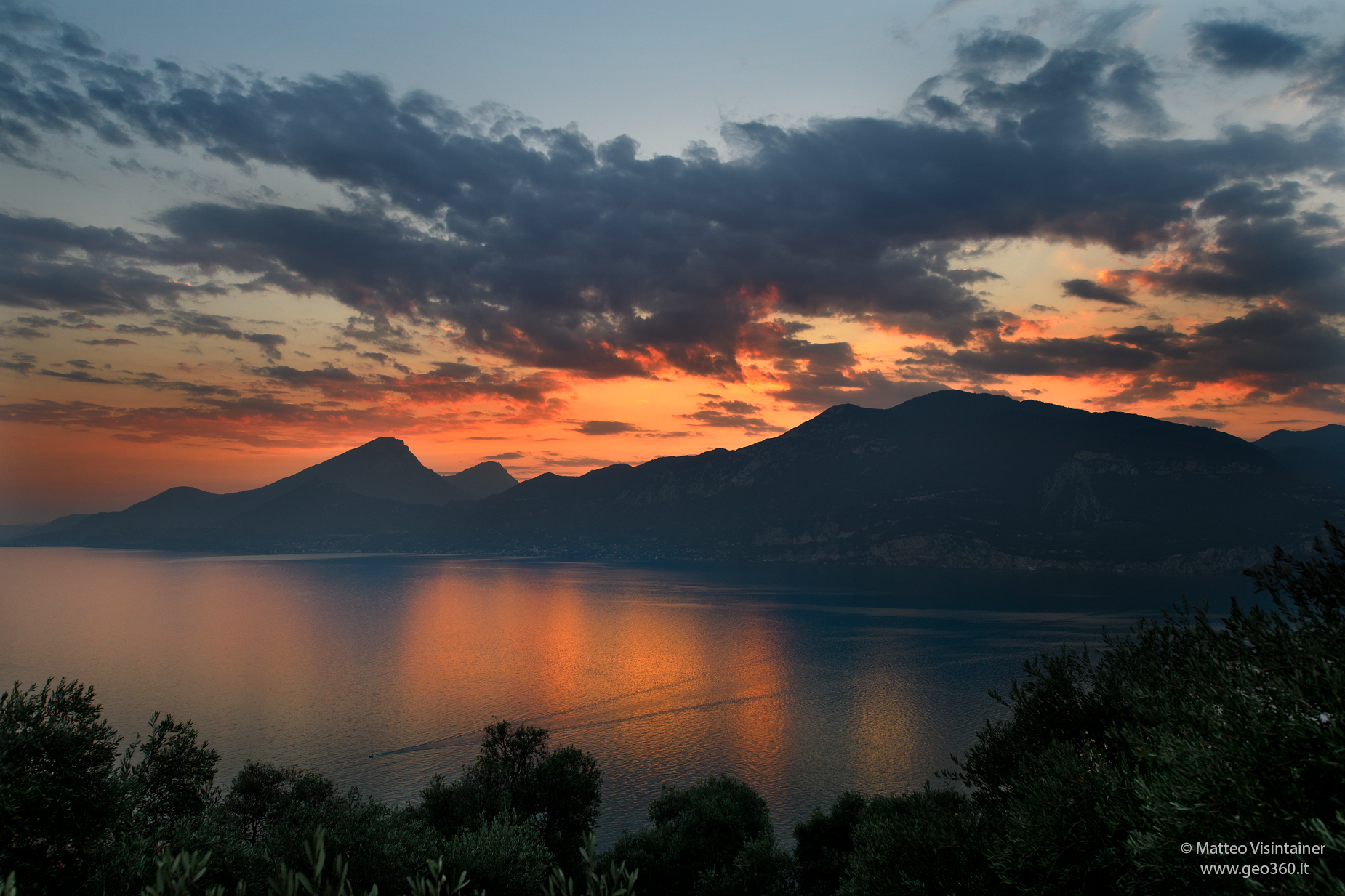 Tramonto sul Fiordo
