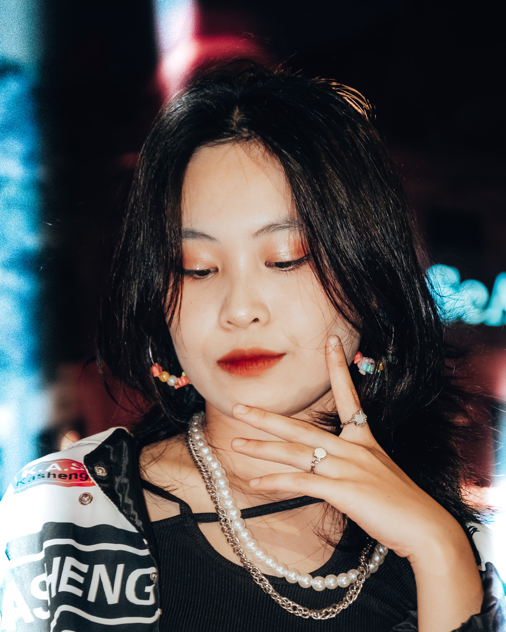 Night portrait