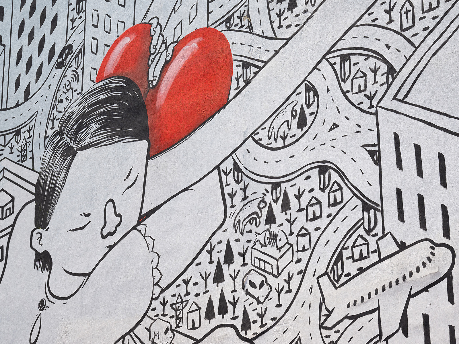 Murals - The embrace