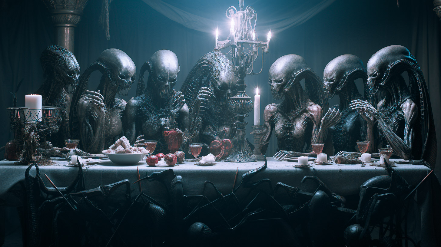 The Last Supper - H.R. Giger edition