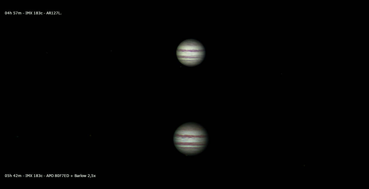 24-08-23. Giove e Satelliti Galileiani.