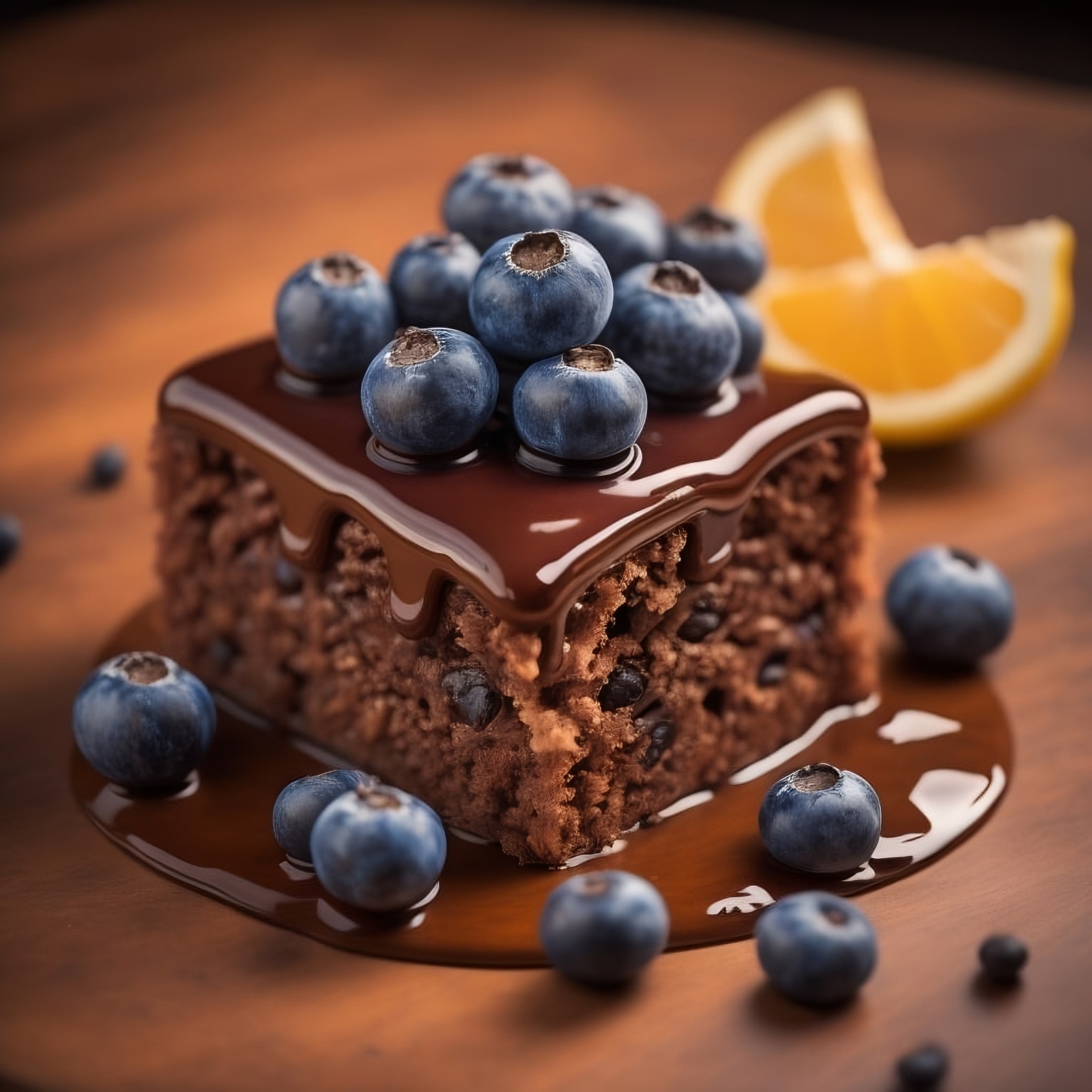 Cake e mirtilli