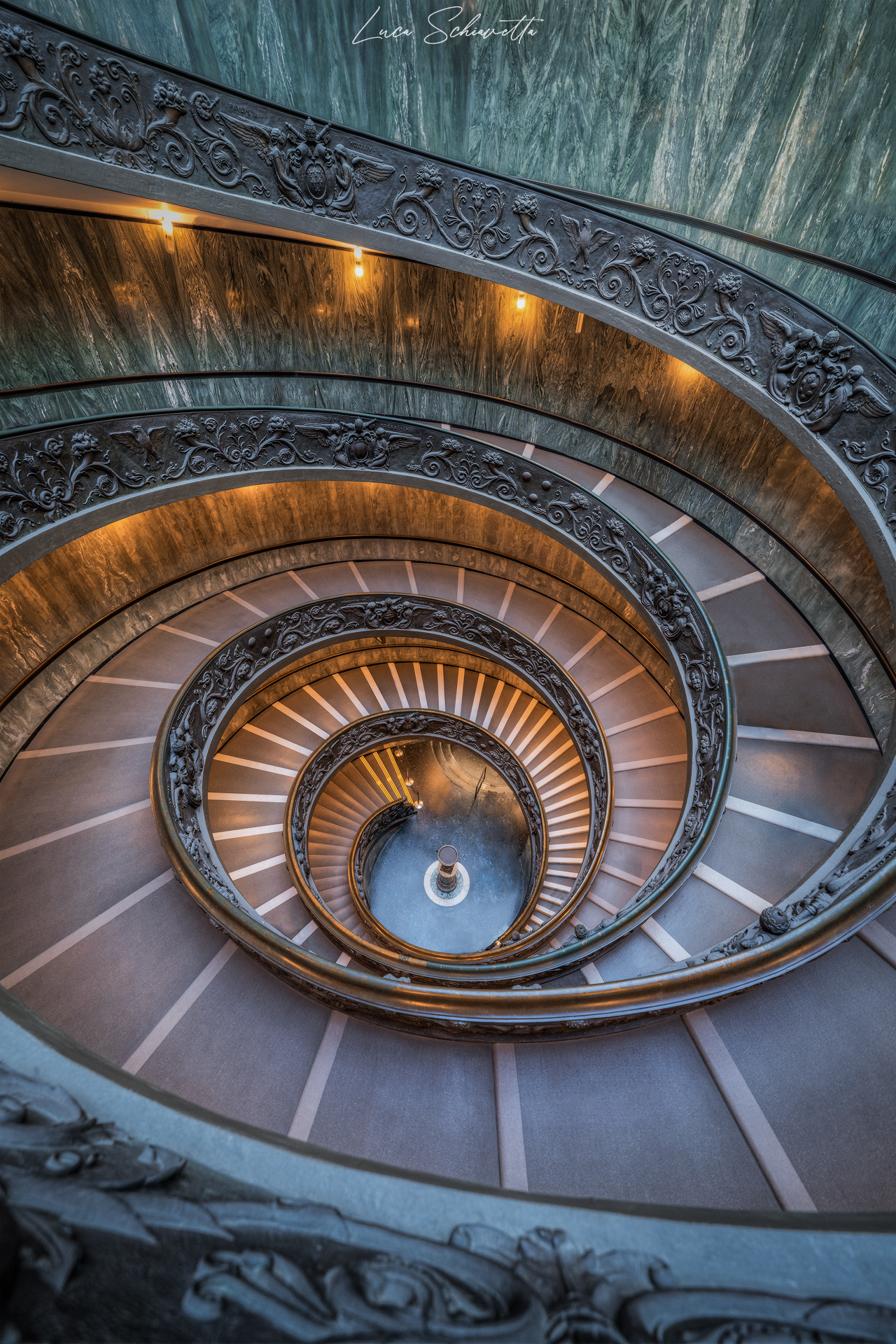 Vatican Museums - spiral staircase