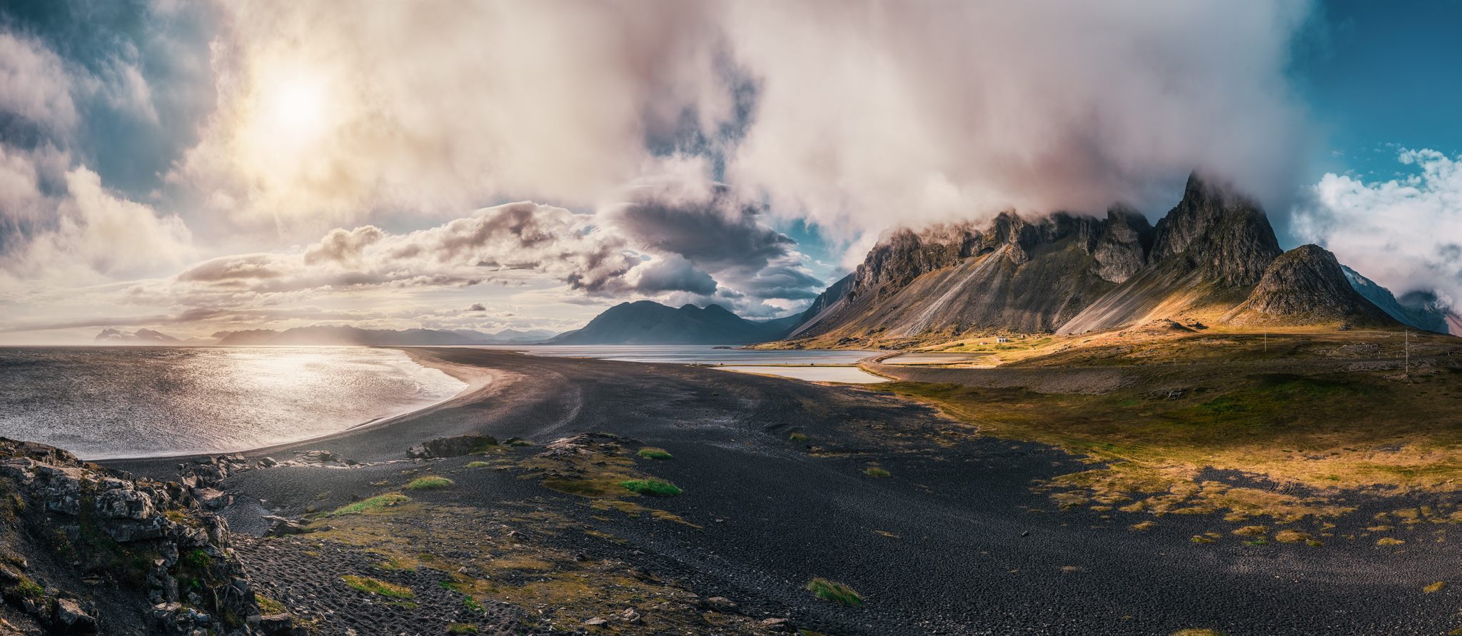 Between sun and clouds