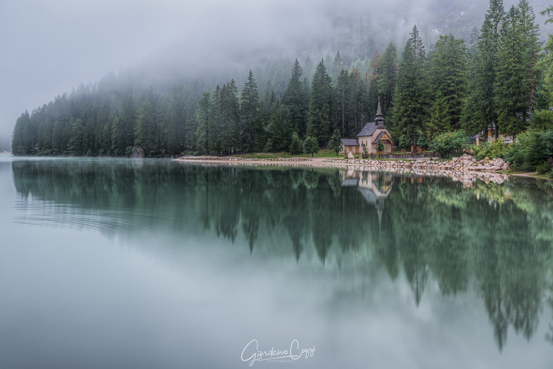 Lake Braies in the morning