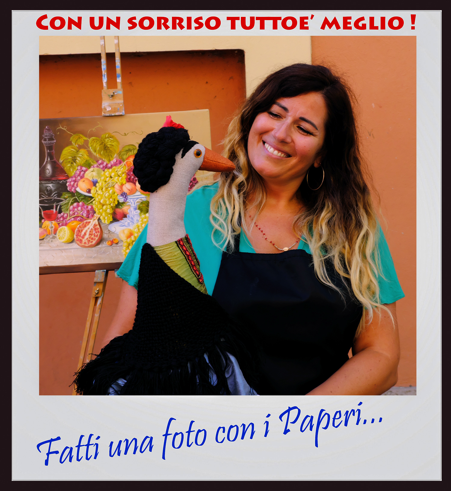 #fattiunafotoconipaperi (con Melania)