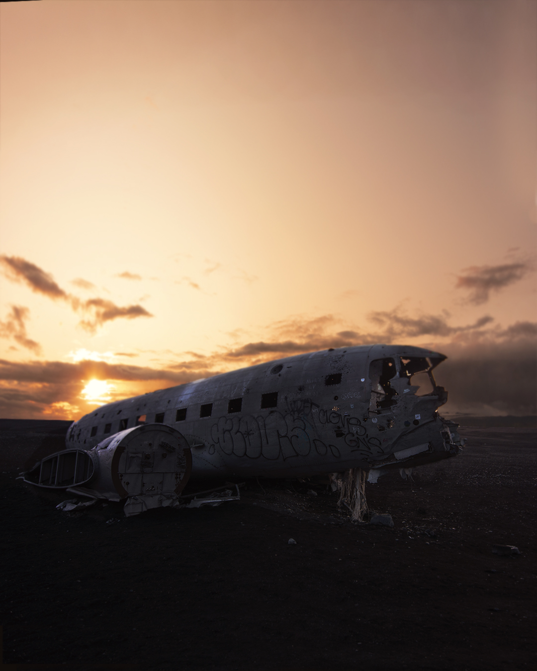 Iceland plane wreckage