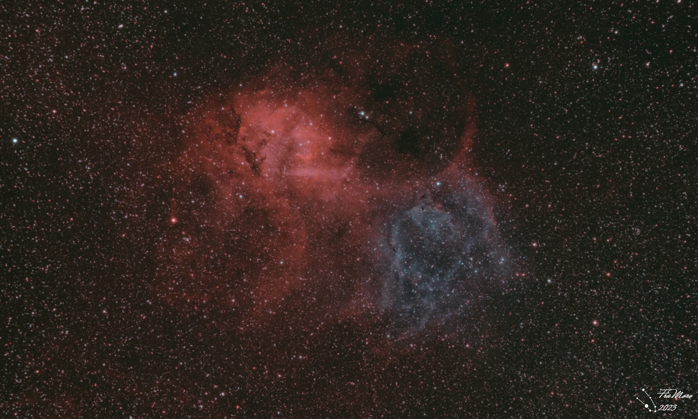 Sh2-132 La Nebulosa del Leone