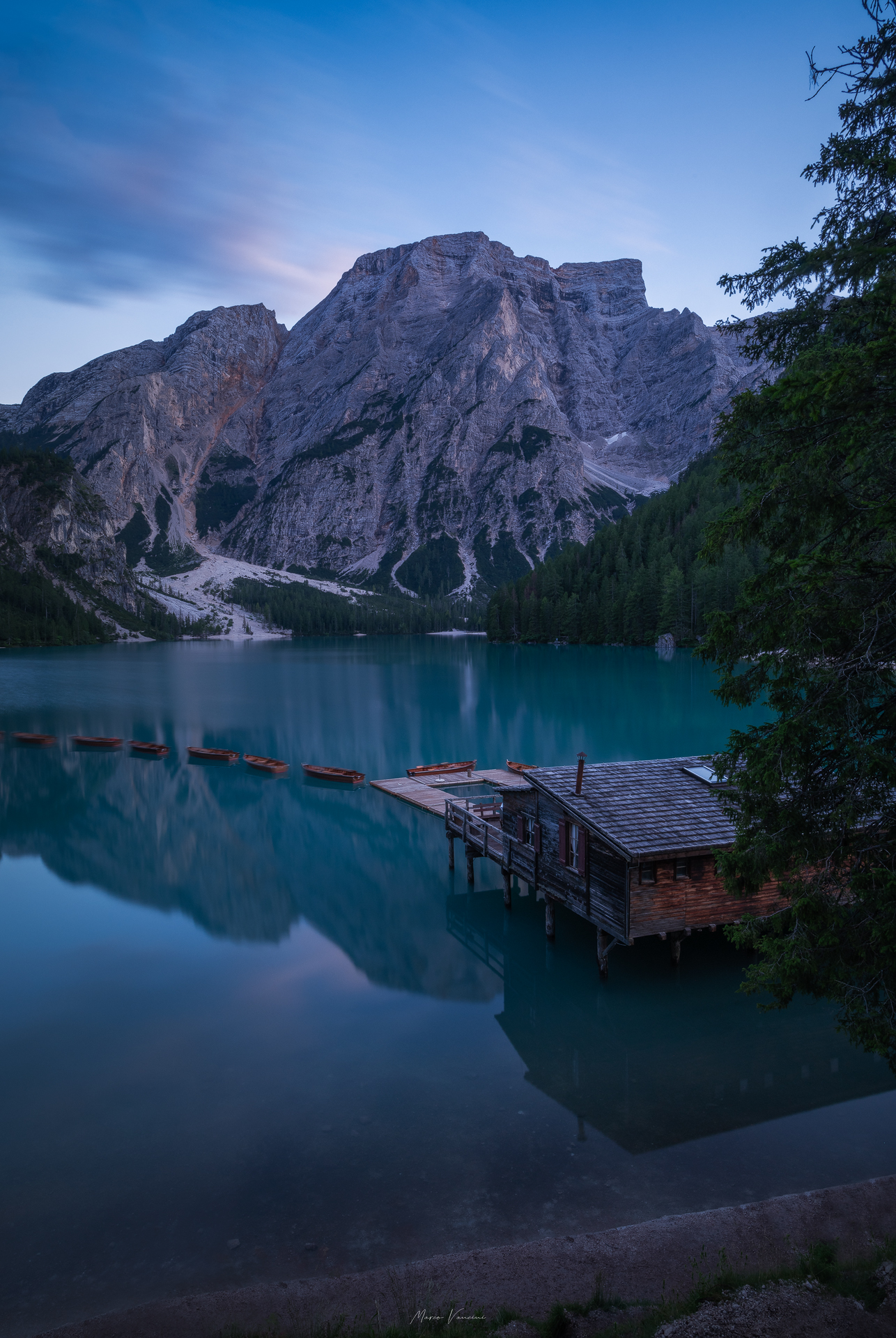 Tramonto a Braies