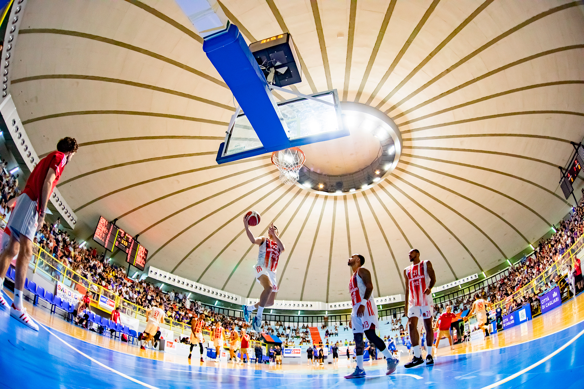 Basketball on fisheye