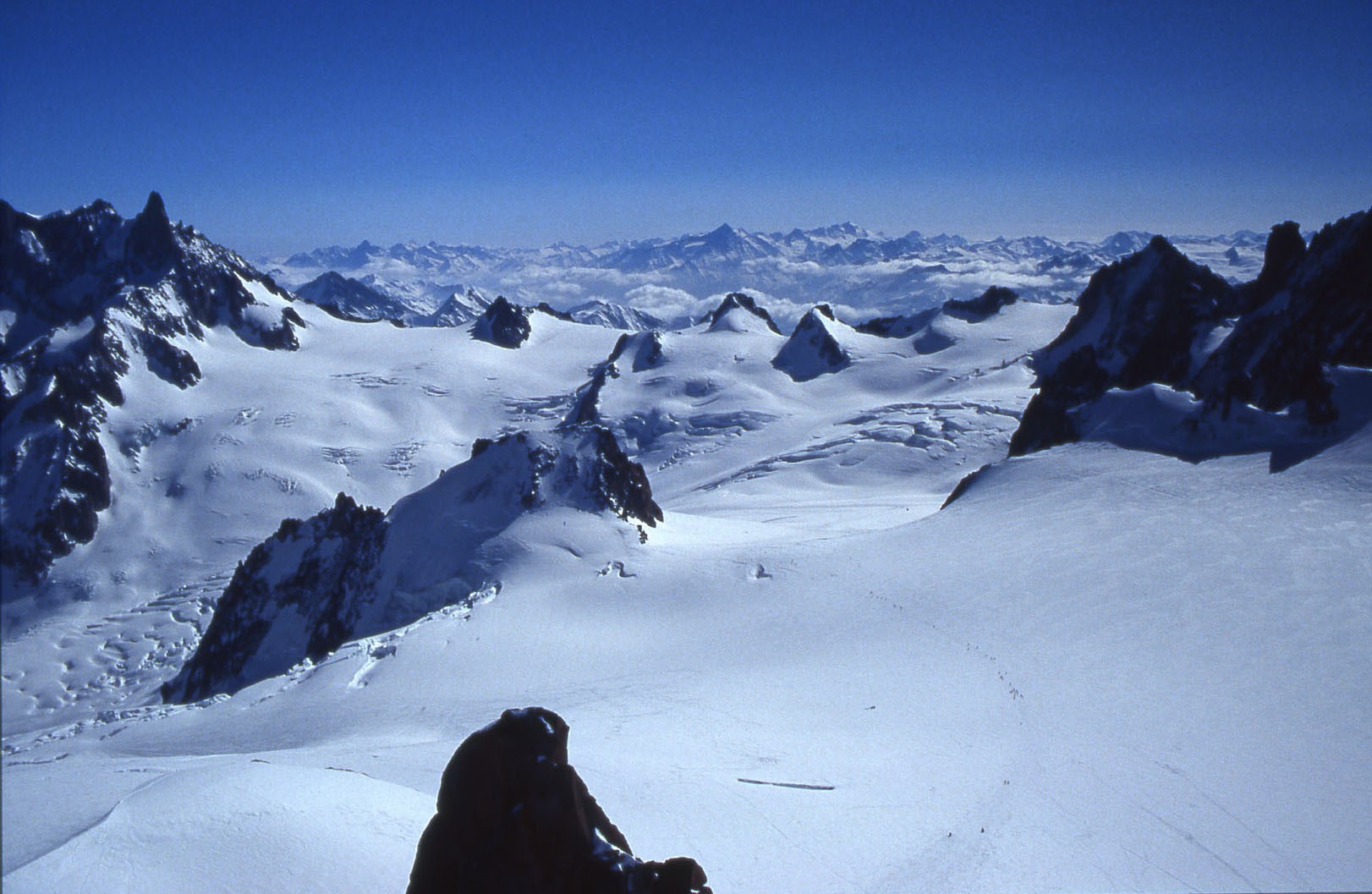 descent on the Mer de Glace