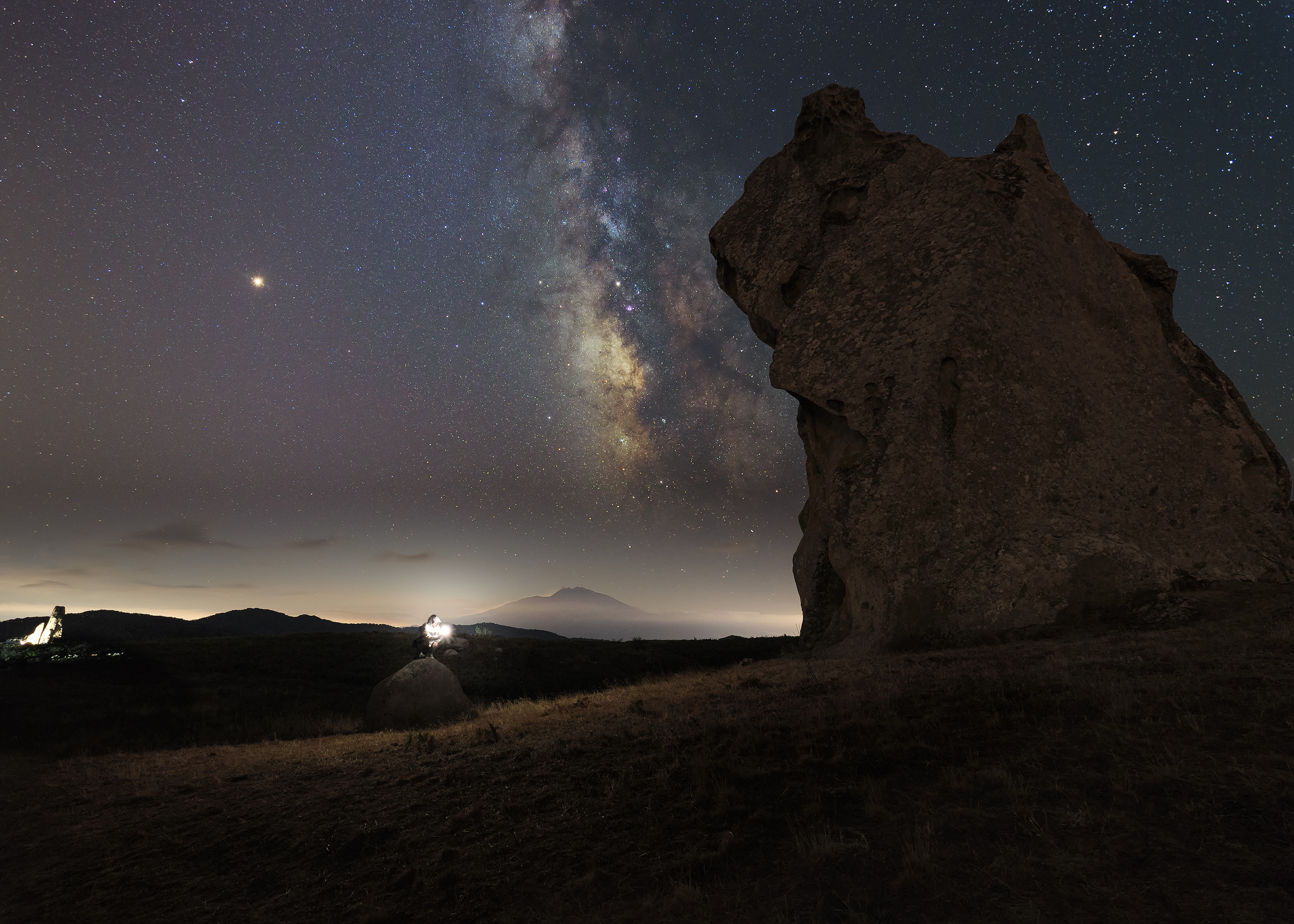 Via lattea all'Argimusco.