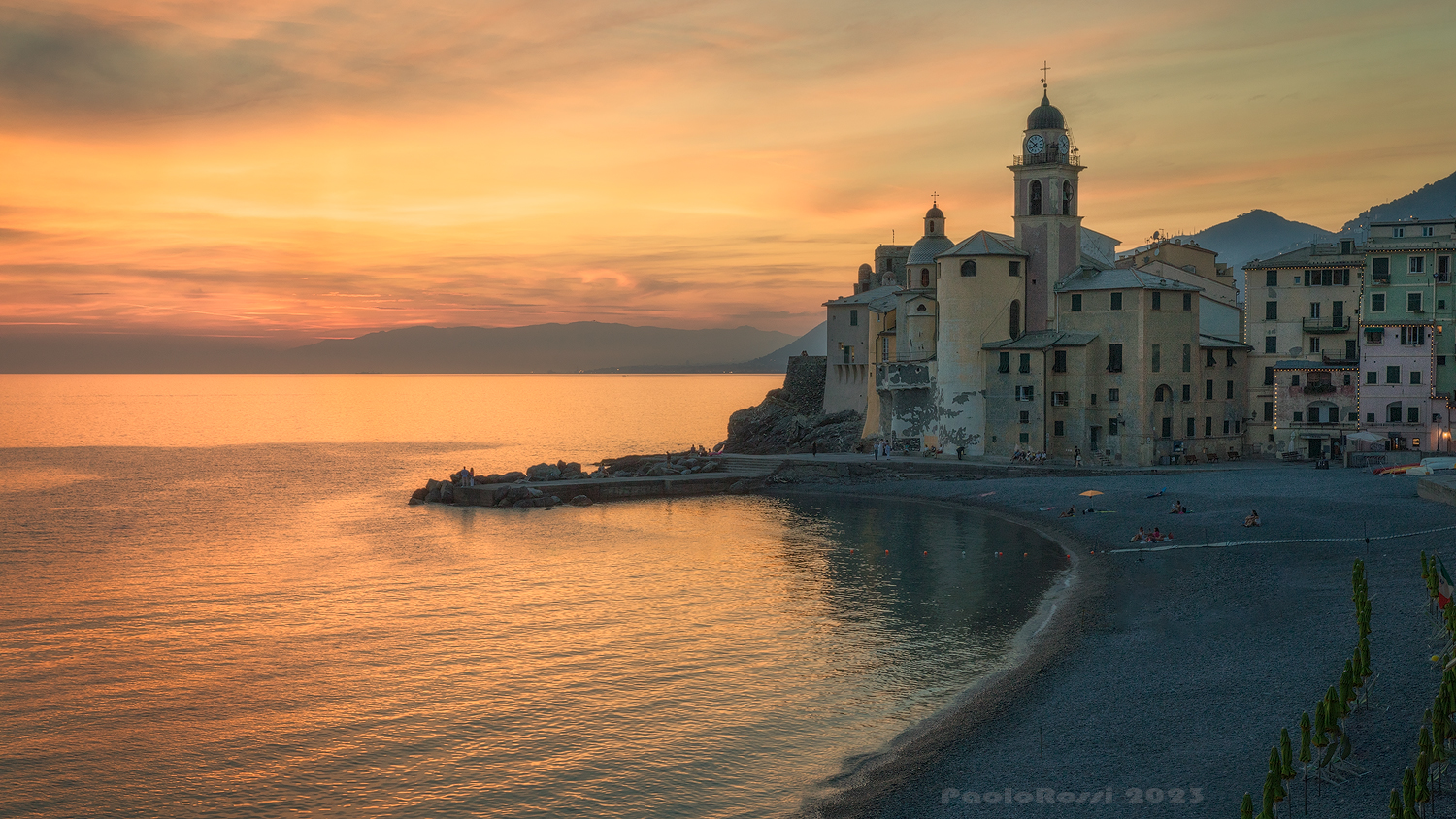 Camogli at sunset...