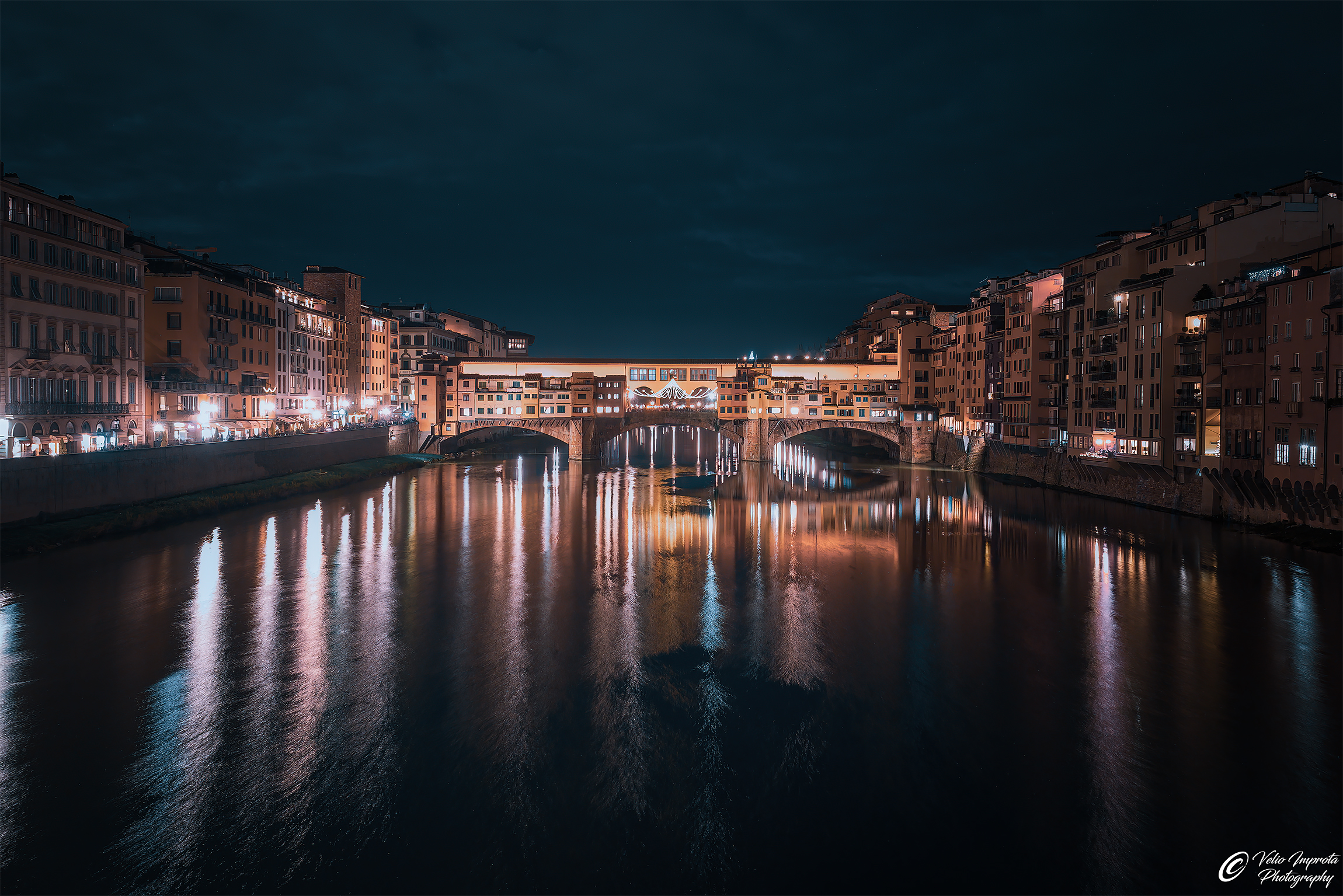 Notturna su Ponte Vecchio