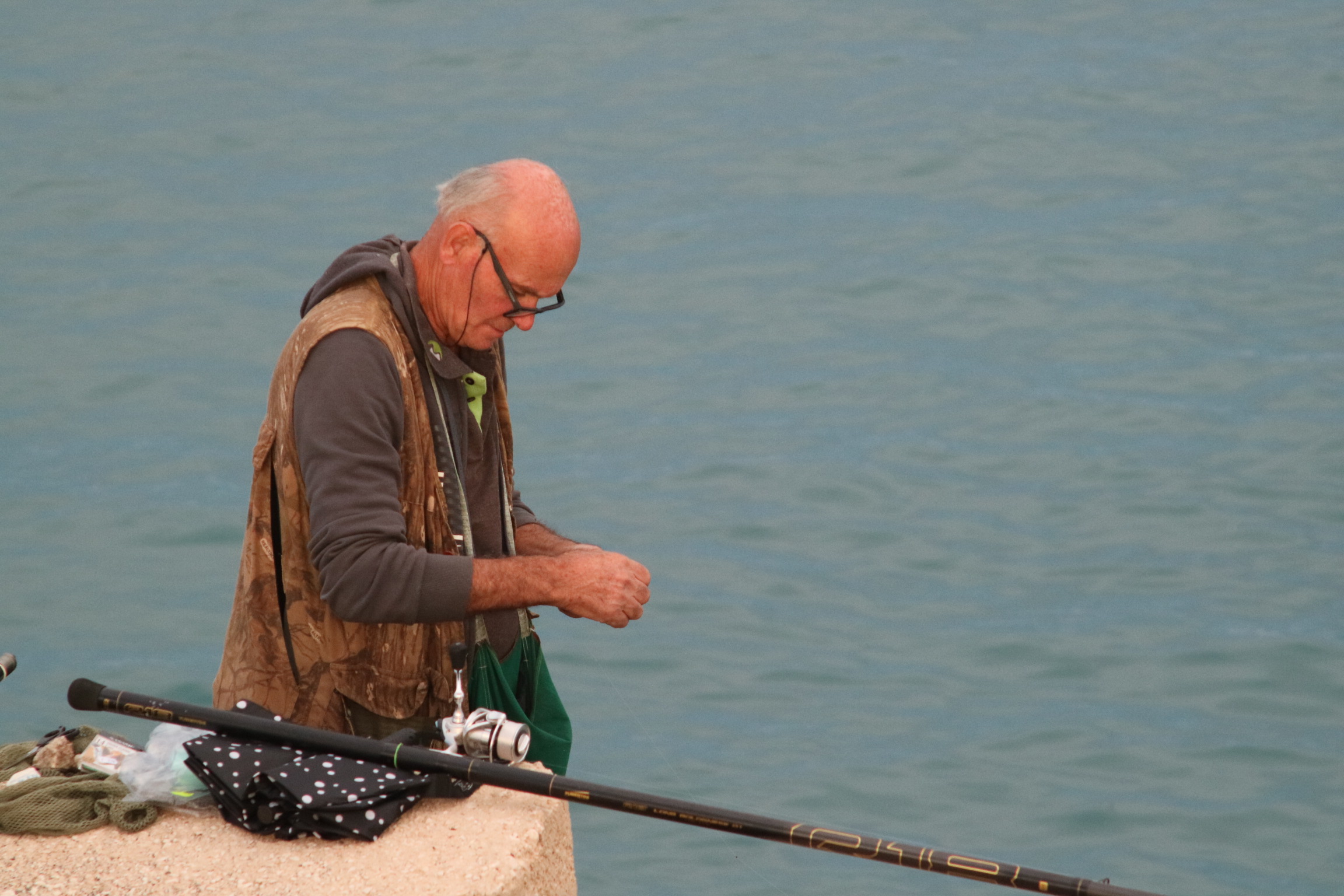 The fishing line