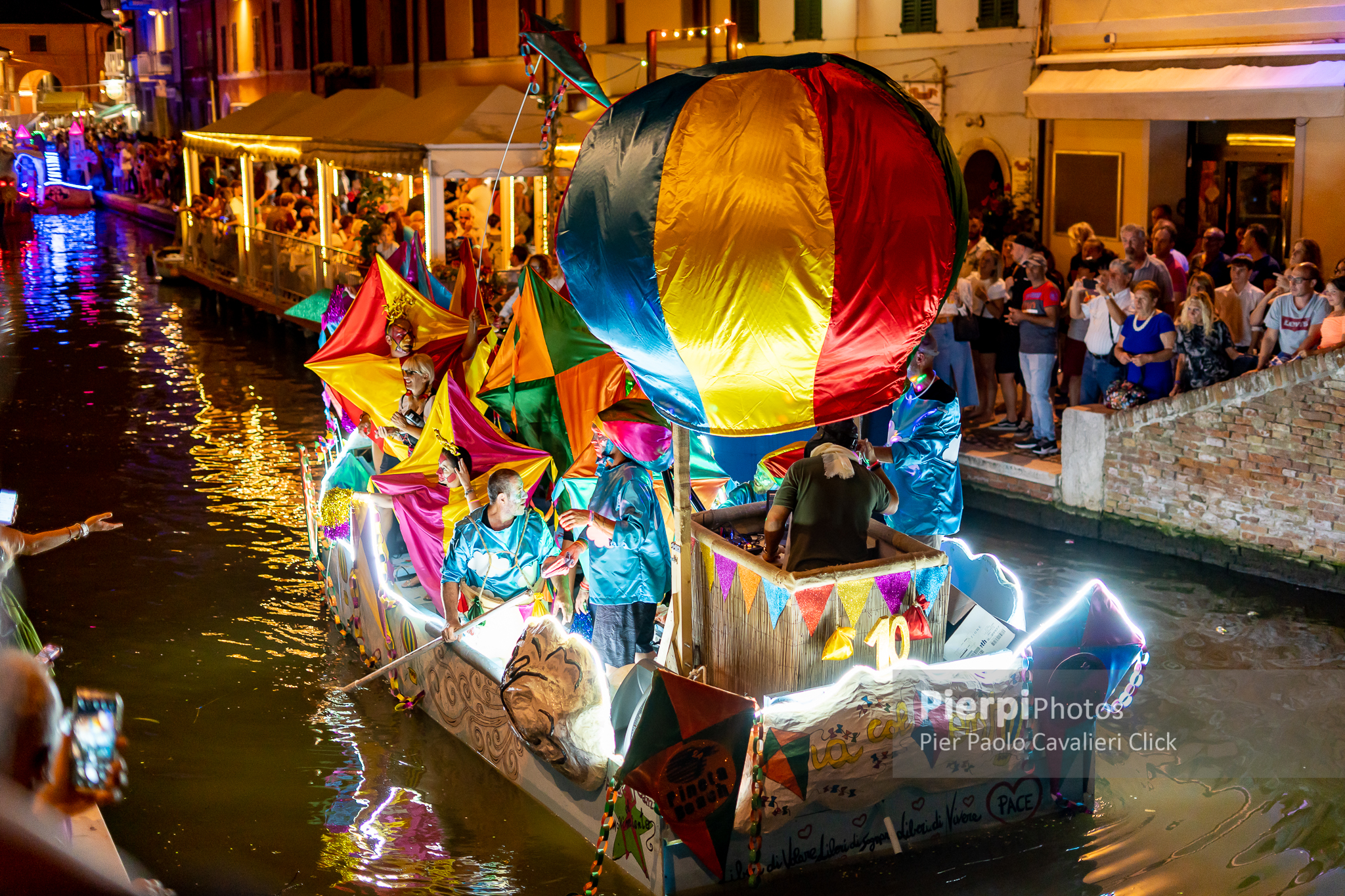 comacchio carnevale notturno