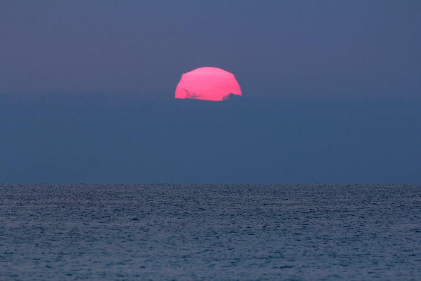 Alba on the Tyrrhenian Sea