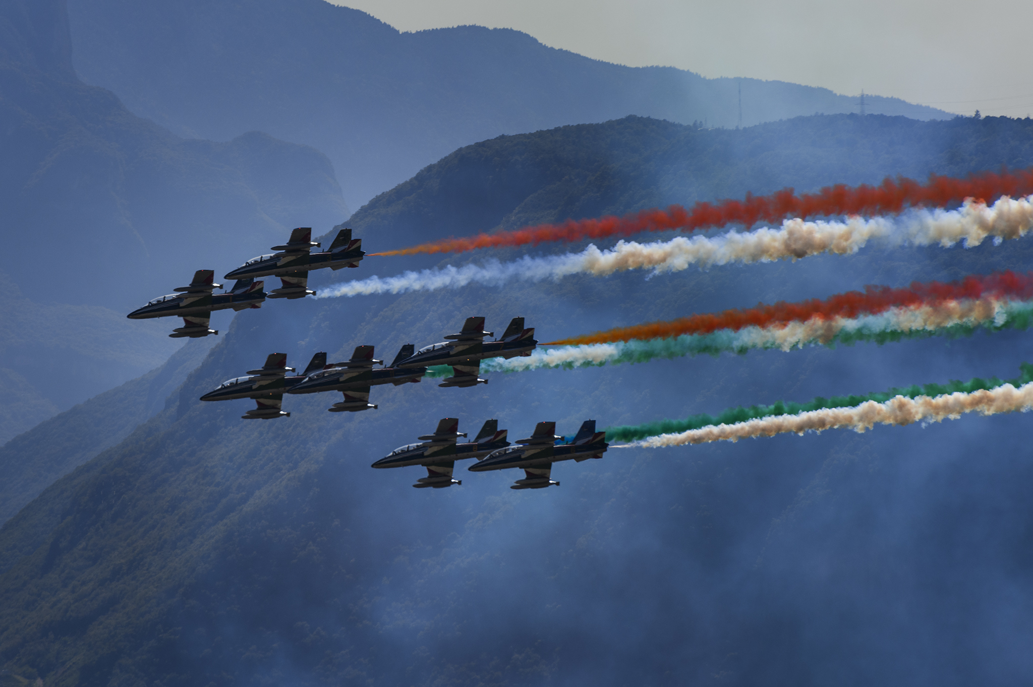 Frecce a Bolzano per il centenario Aeronautica Militare