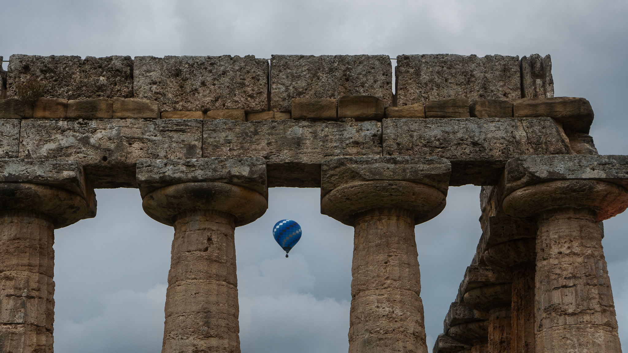 The ancient majestic Doric temple