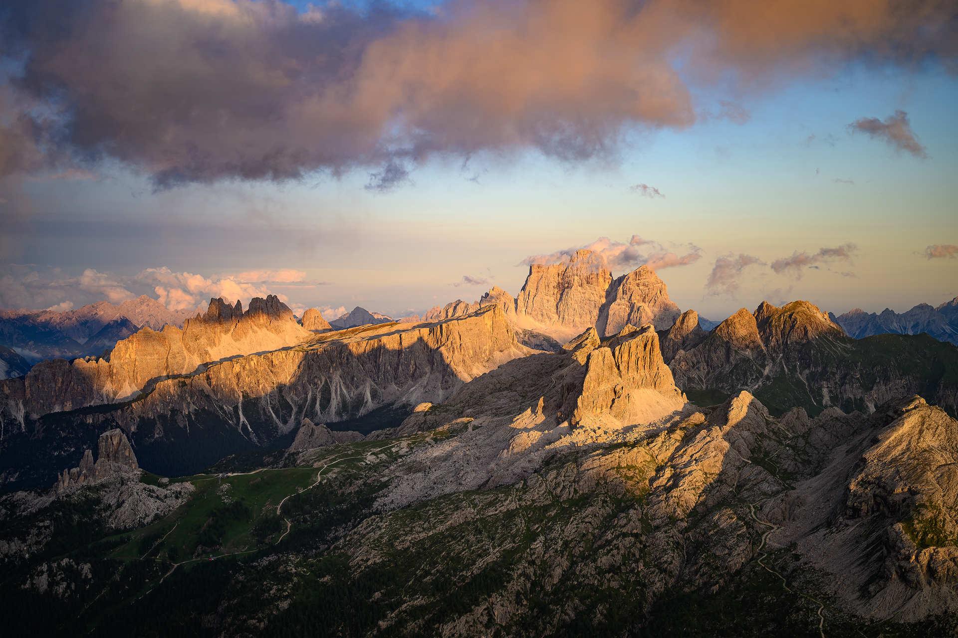 The redness on the face of the earth.