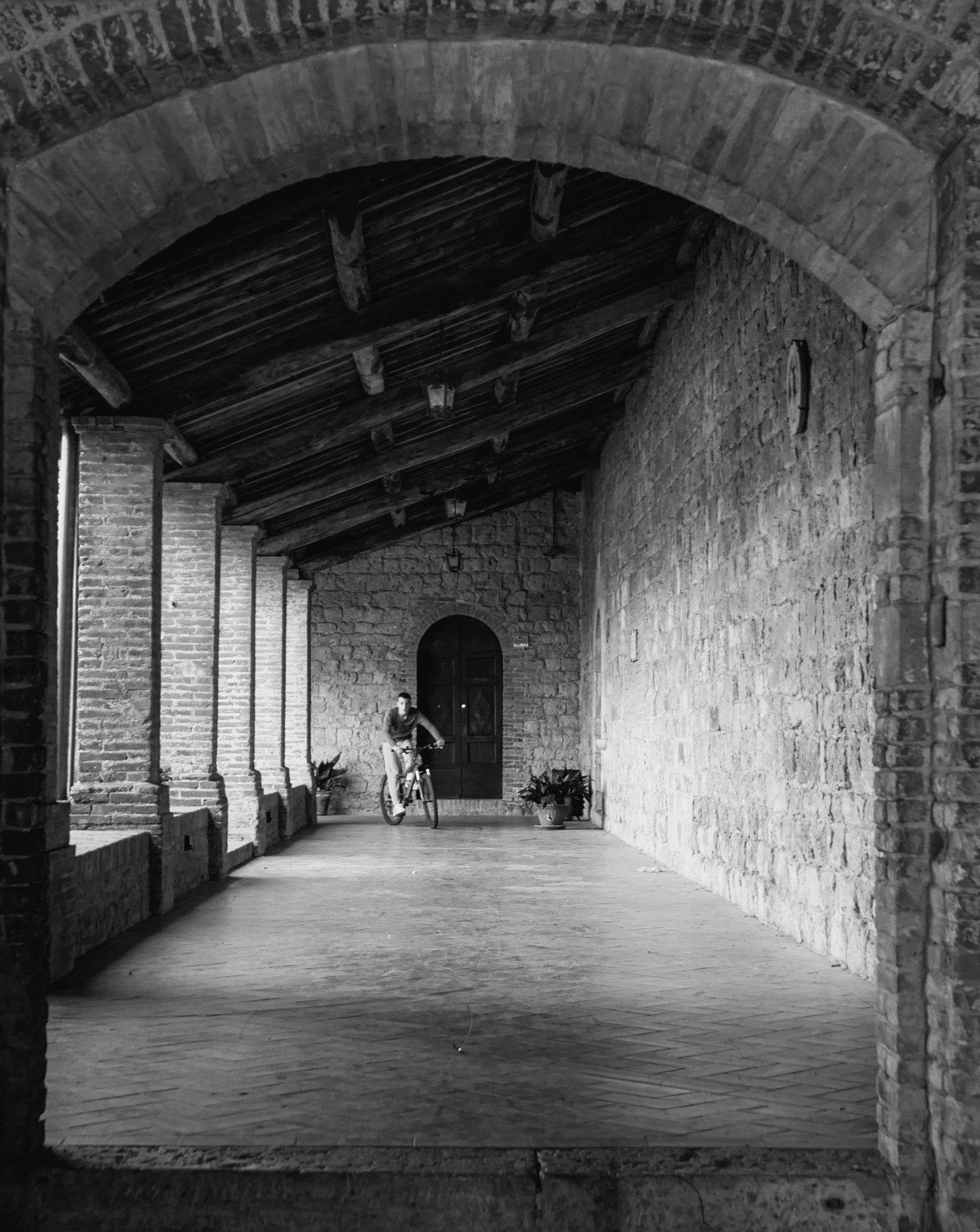 Chiostro di Monticiano. Toscana