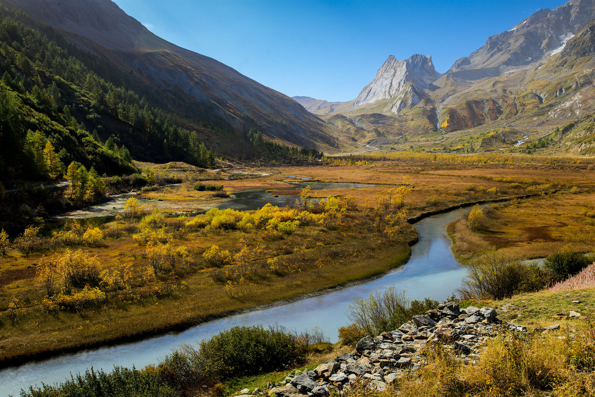 Val Veny and basin of Combal