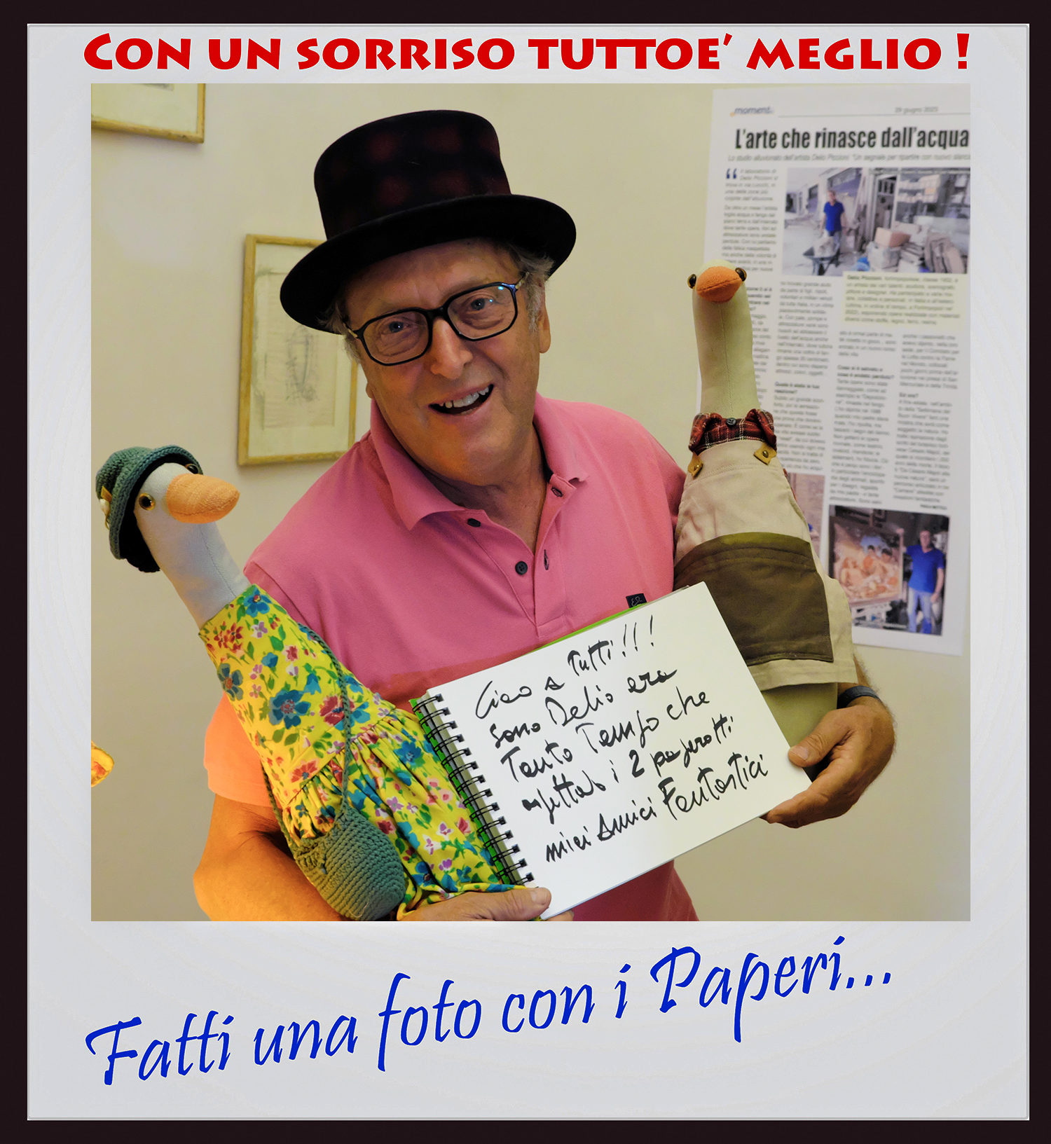 #UnSorrisoDopoLAlluvione (con Delio)