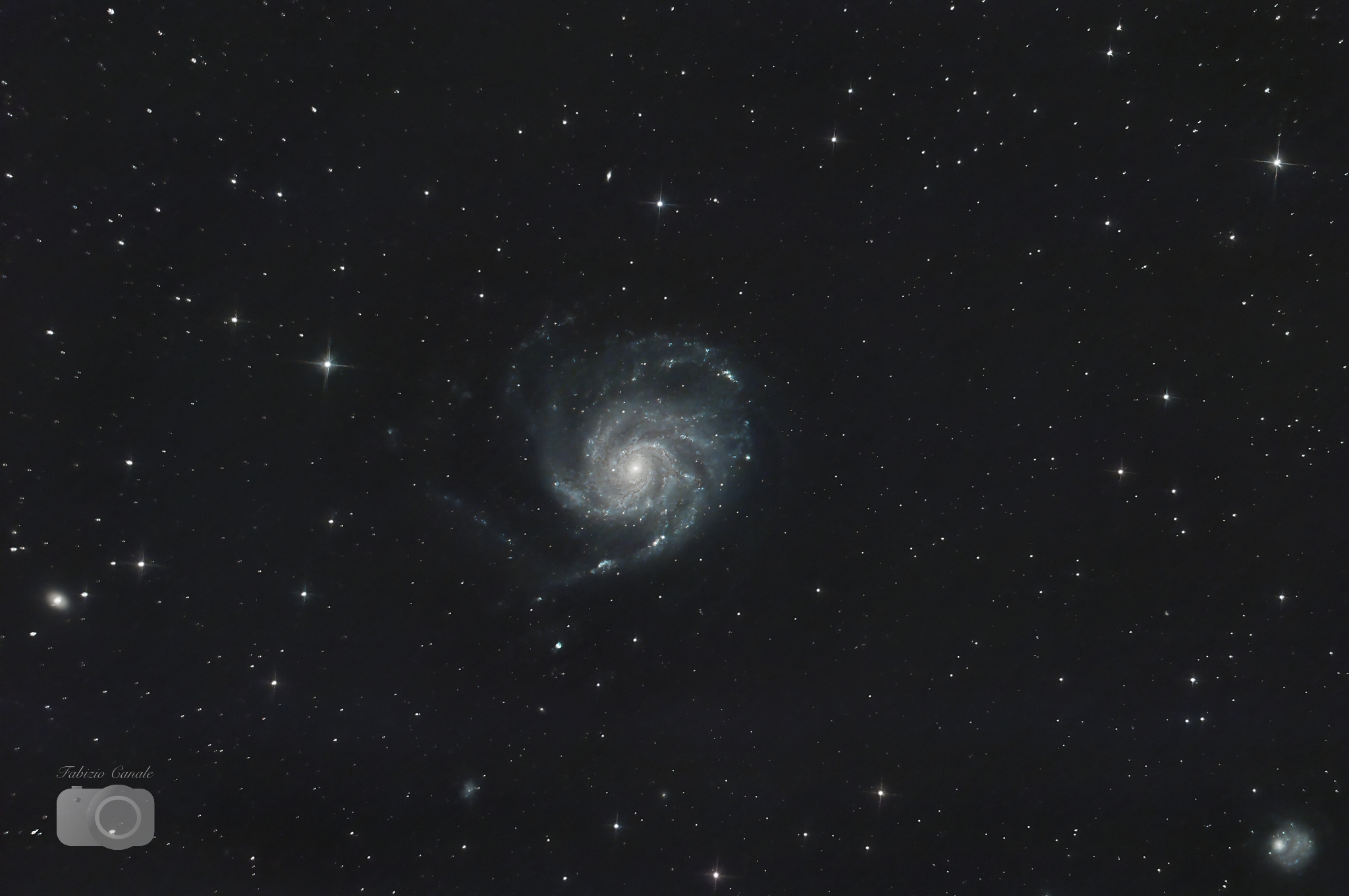 M101 - Galaxy Pinwheel with super nova